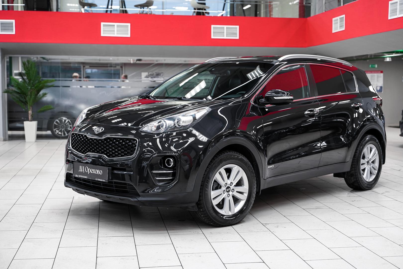Kia Sportage 2017, черный, ДЦ Орехово