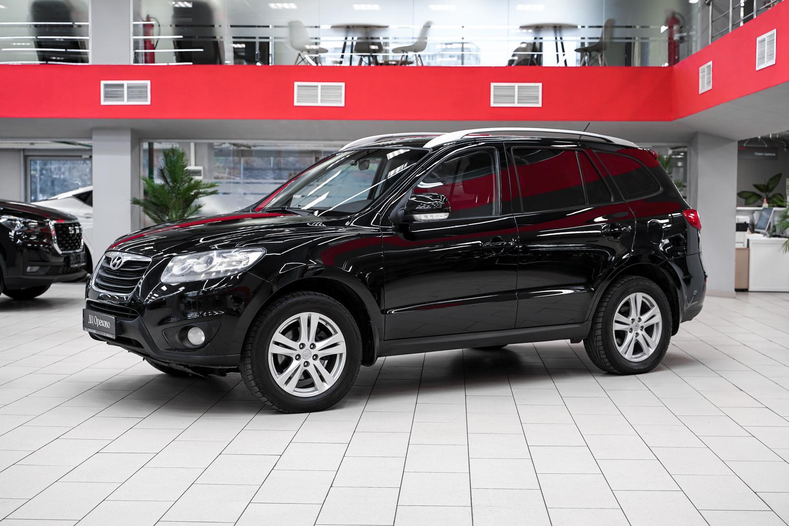 Hyundai Santa Fe 2010, черный, ДЦ Орехово