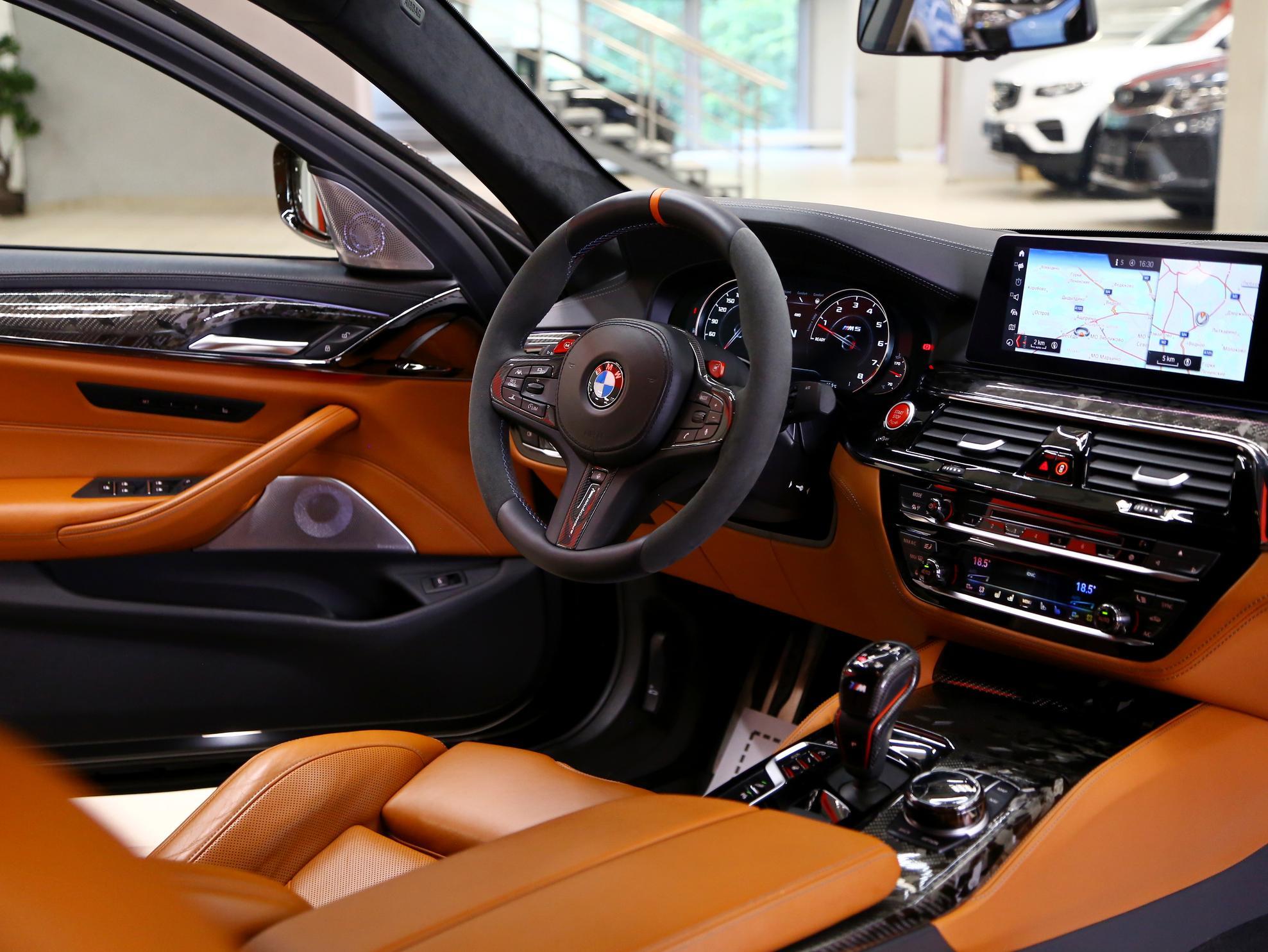 BMW M5 2019, черный, ДЦ Орехово