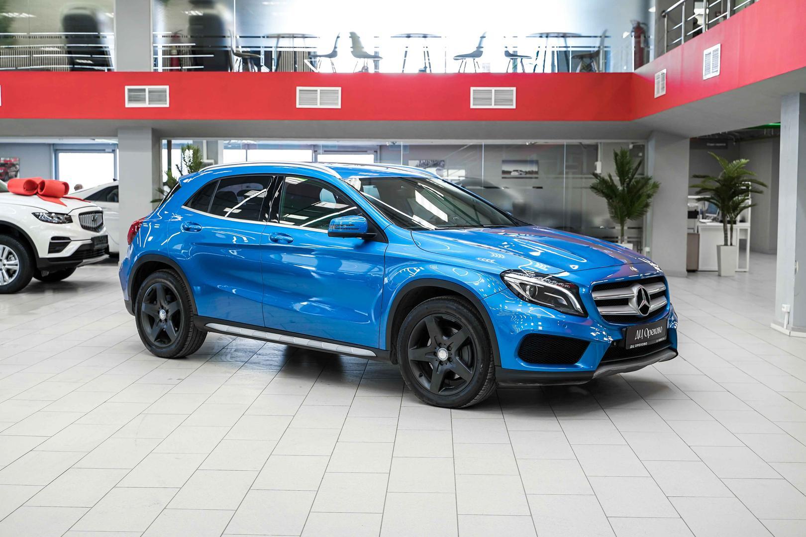 Mercedes-Benz GLA 2014, синий, ДЦ Орехово