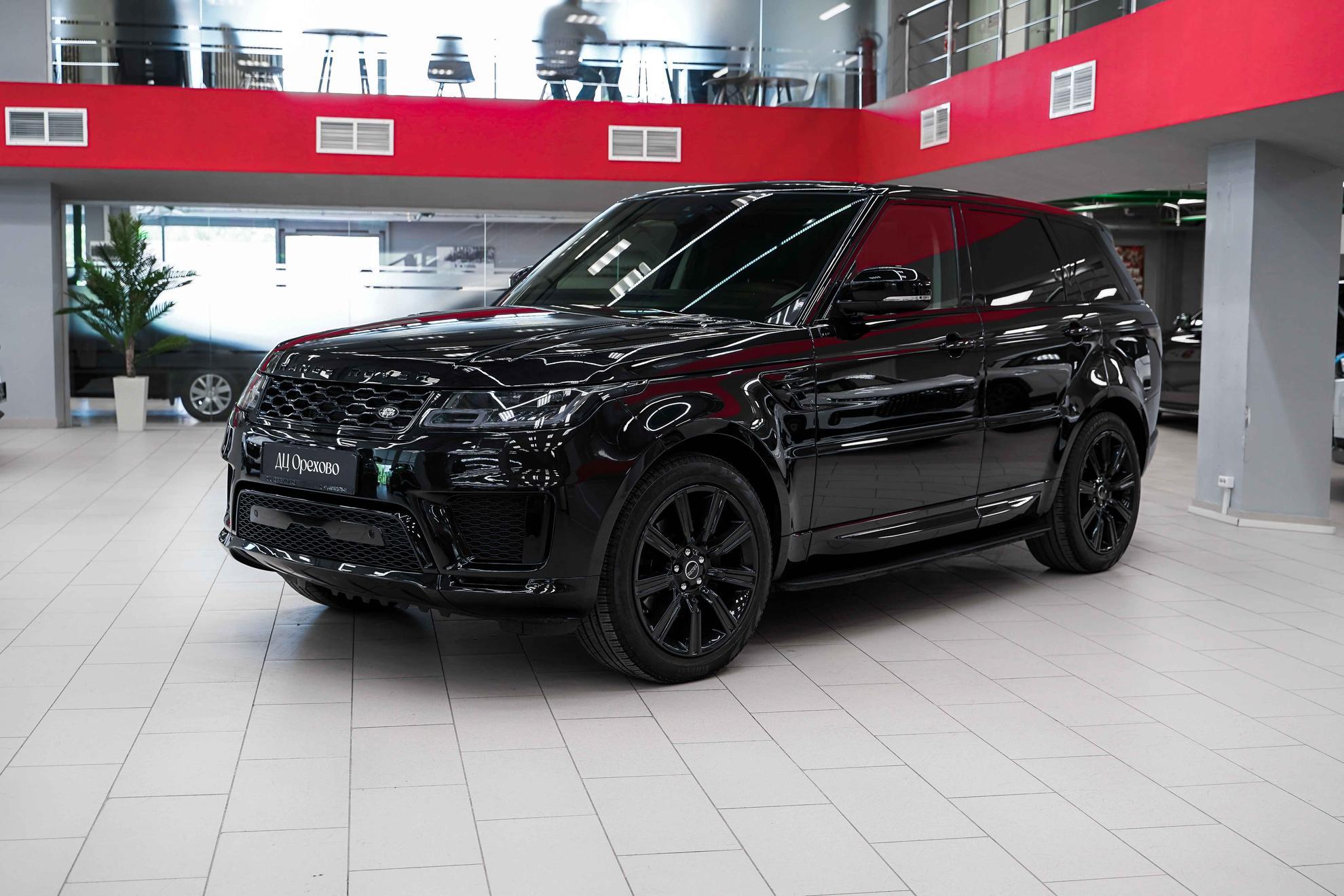 Land Rover Range Rover Sport 2020, черный, ДЦ Орехово