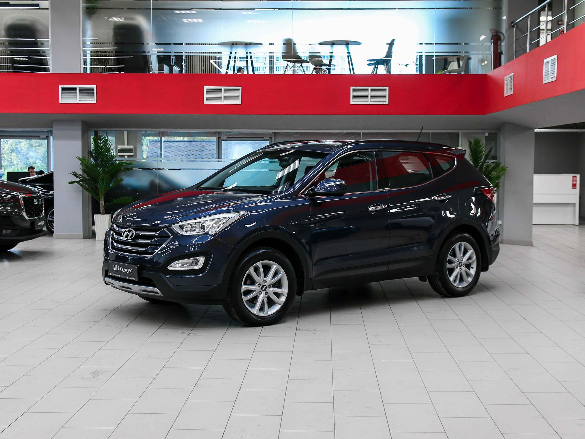 Hyundai Santa Fe 2012, синий, ДЦ Орехово