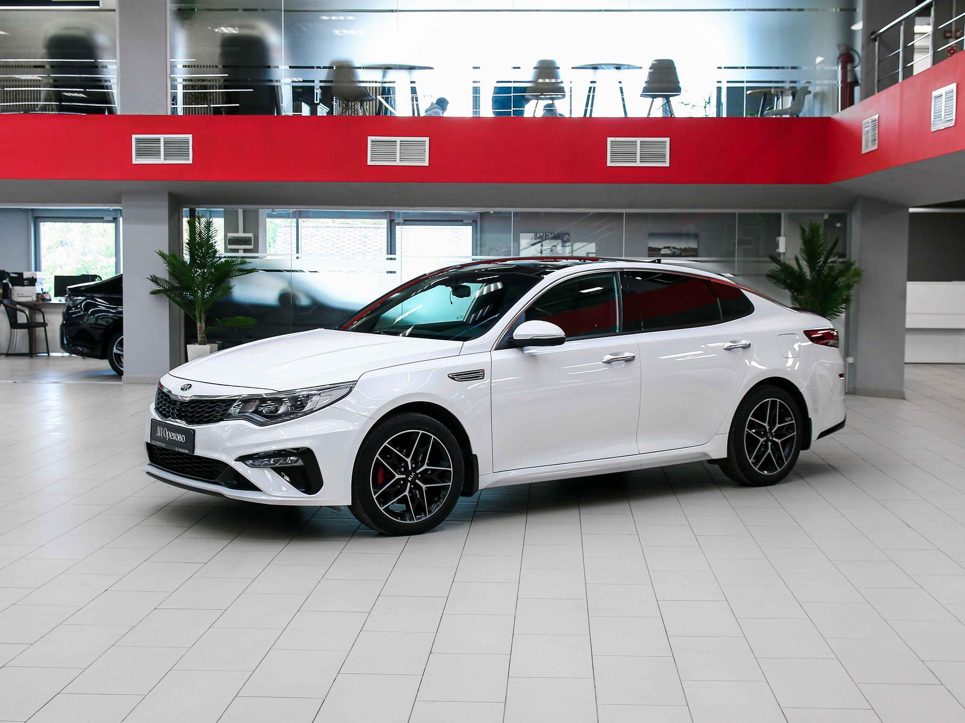 Kia Optima 2018, белый, ДЦ Орехово