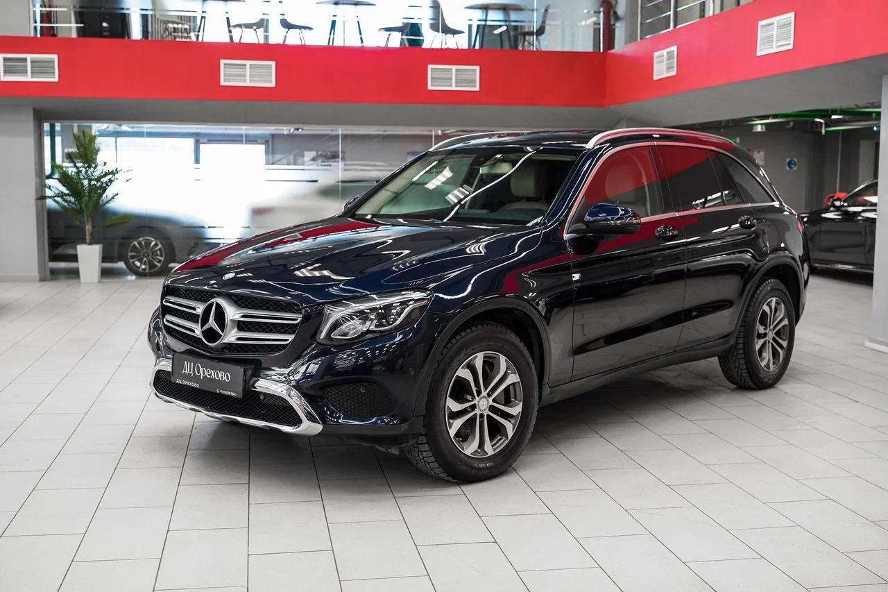 Mercedes-Benz GLC 2016, синий, ДЦ Орехово