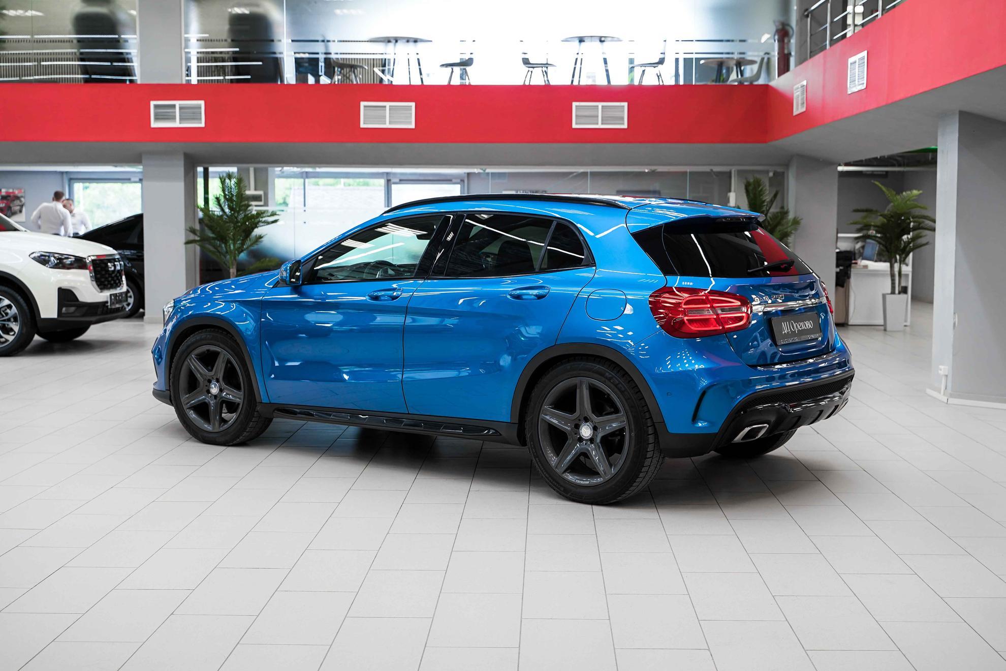 Mercedes-Benz GLA 2014, голубой, ДЦ Орехово