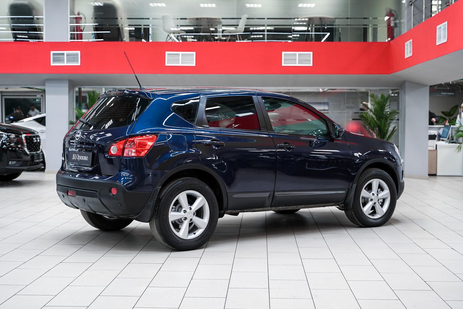 Nissan Qashqai 2008, синий, ДЦ Орехово