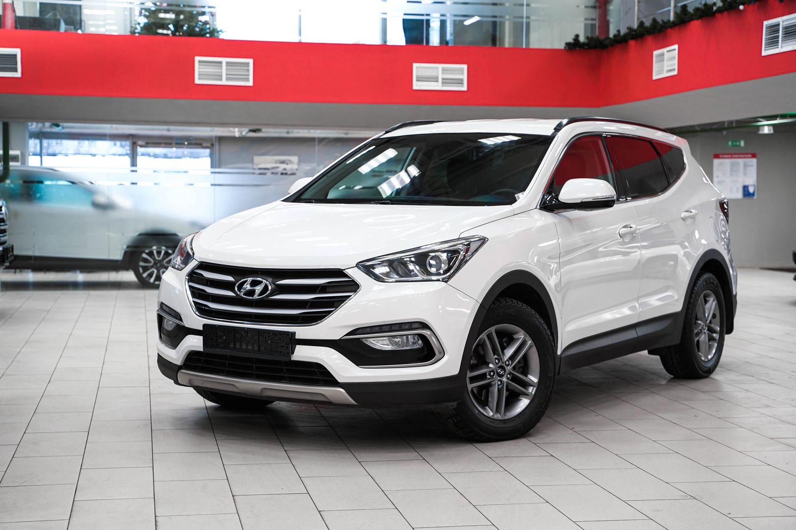 Hyundai Santa Fe 2018, белый, ДЦ Орехово
