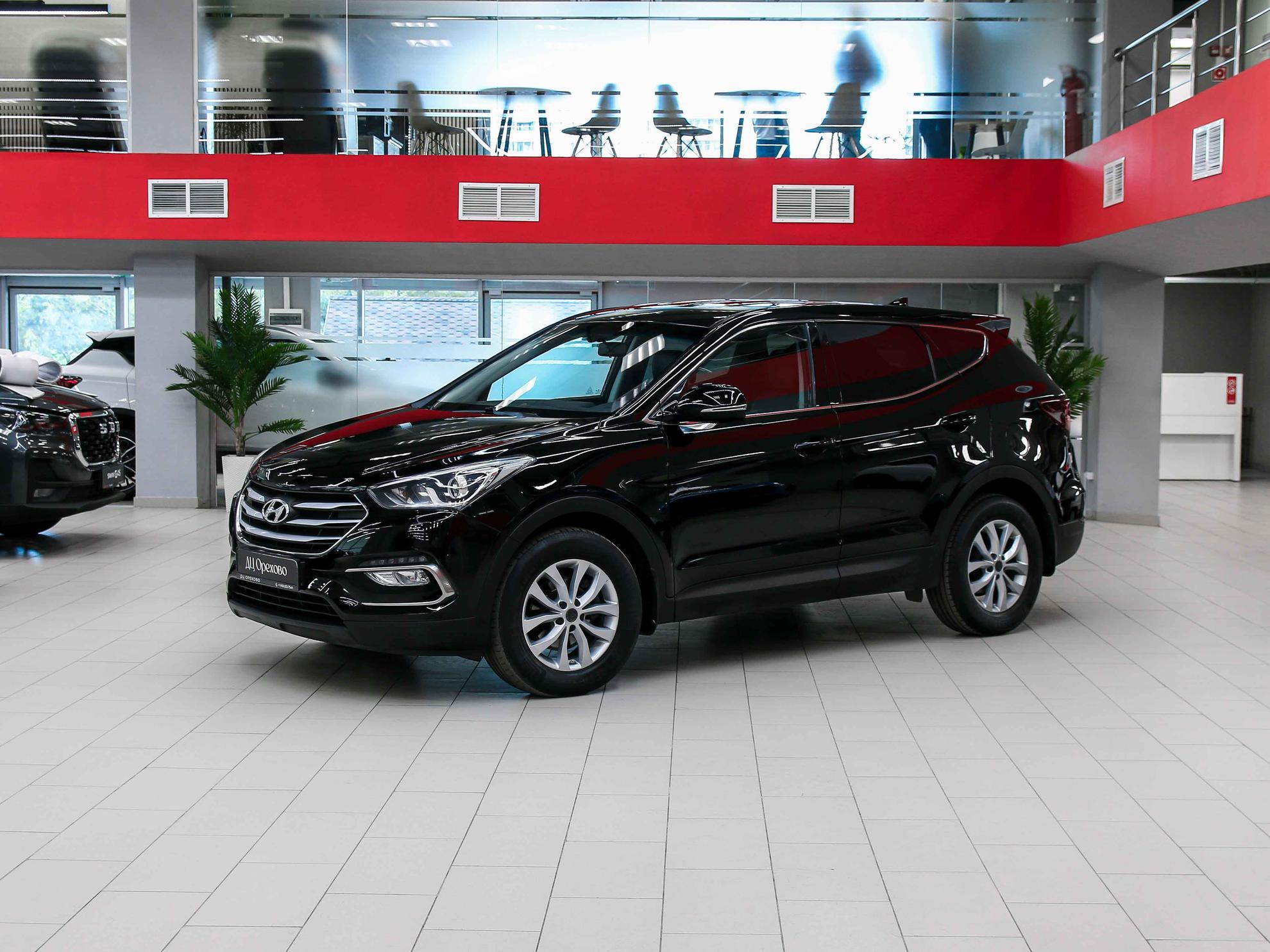 Hyundai Santa Fe 2018, черный, ДЦ Орехово
