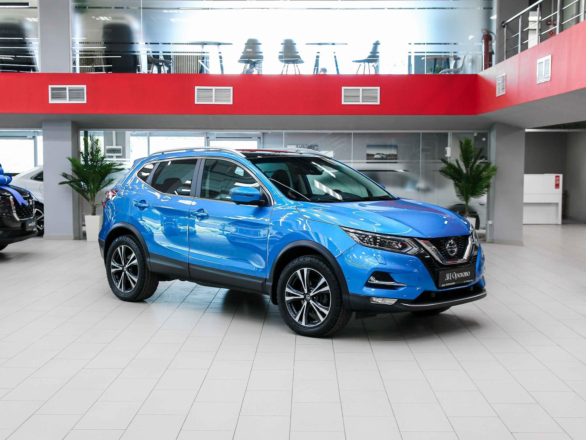 Nissan Qashqai 2019, голубой, ДЦ Орехово