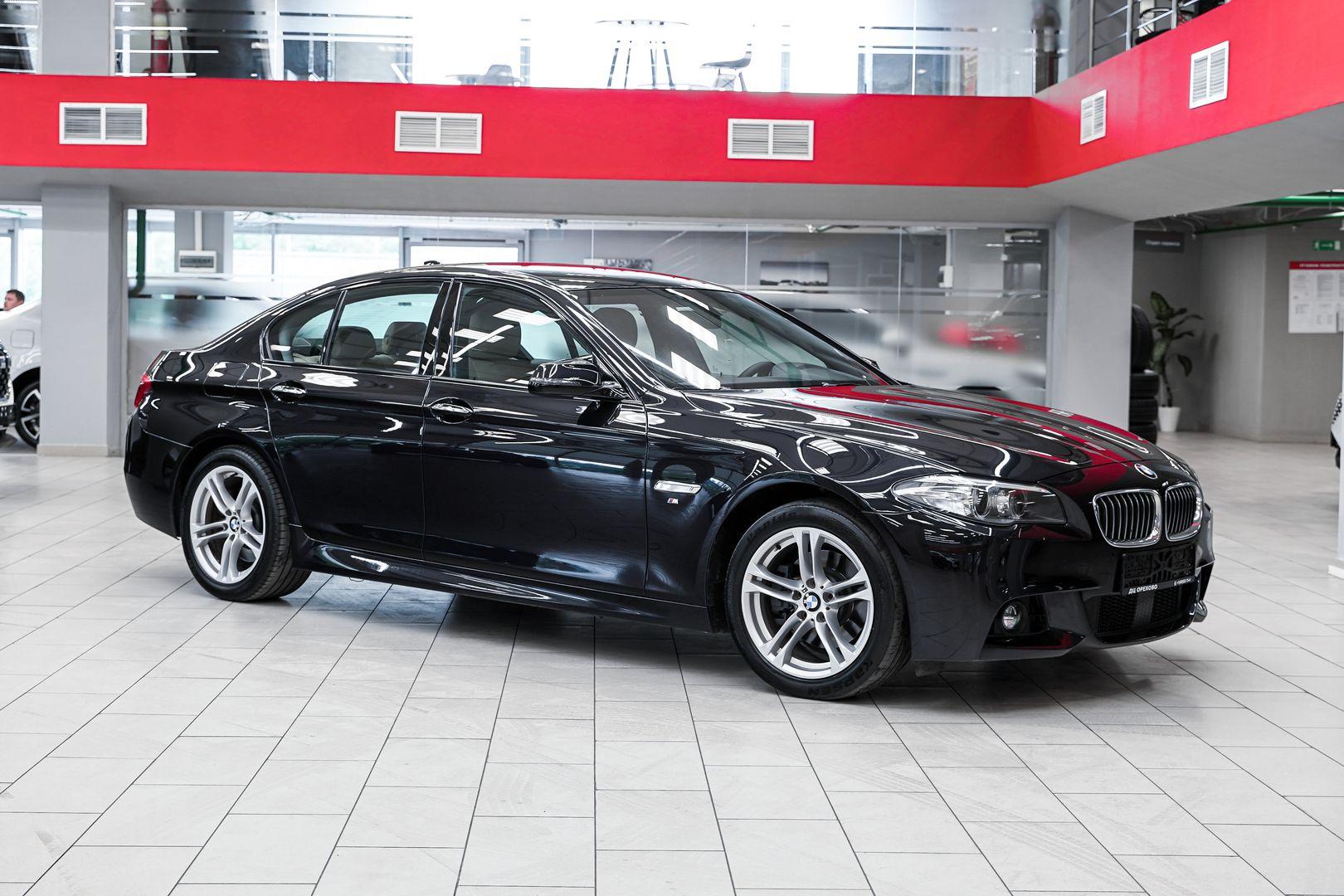 BMW 5 серии 2014, черный, ДЦ Орехово