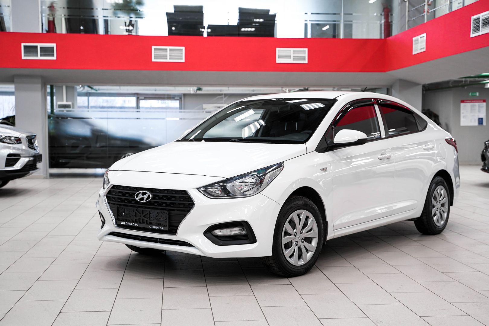 Hyundai Solaris 2019, белый, ДЦ Орехово