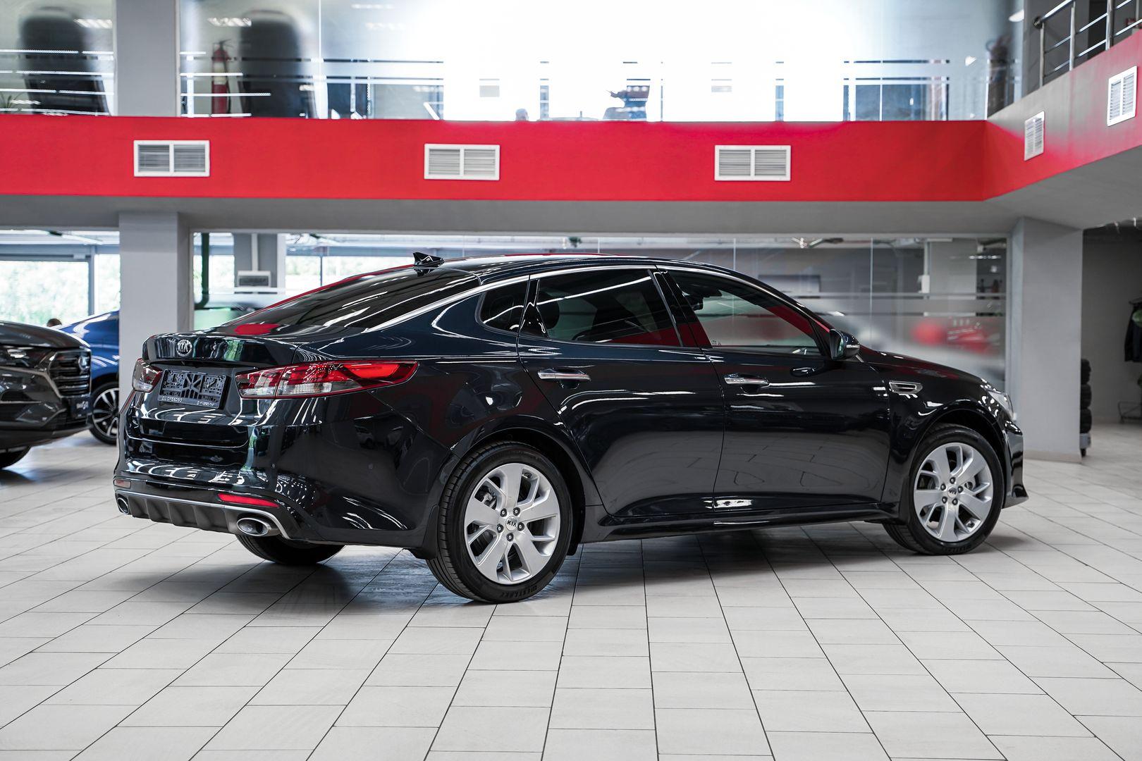 Kia Optima 2017, синий, ДЦ Орехово