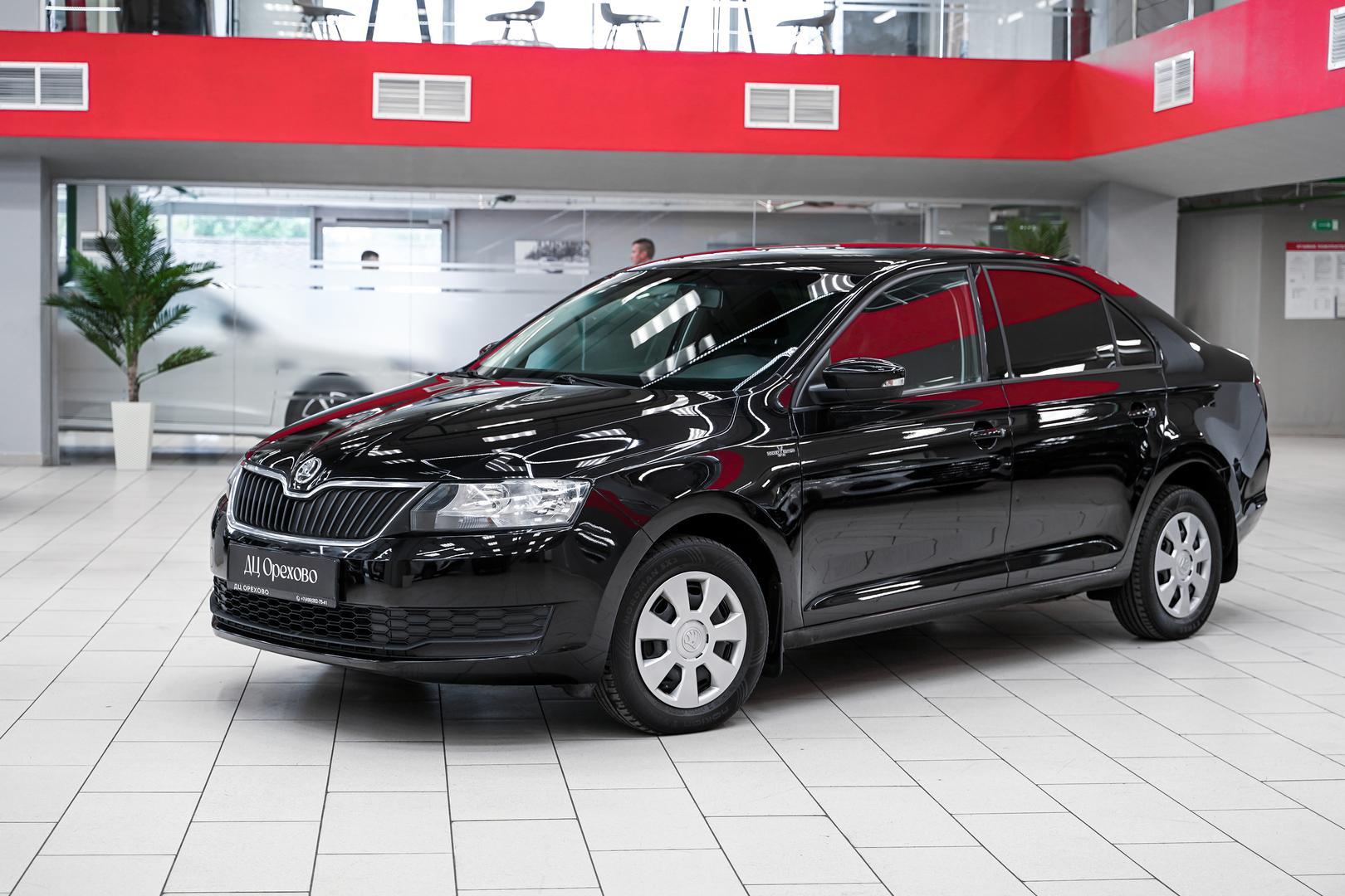 Skoda Rapid 2019, черный, ДЦ Орехово