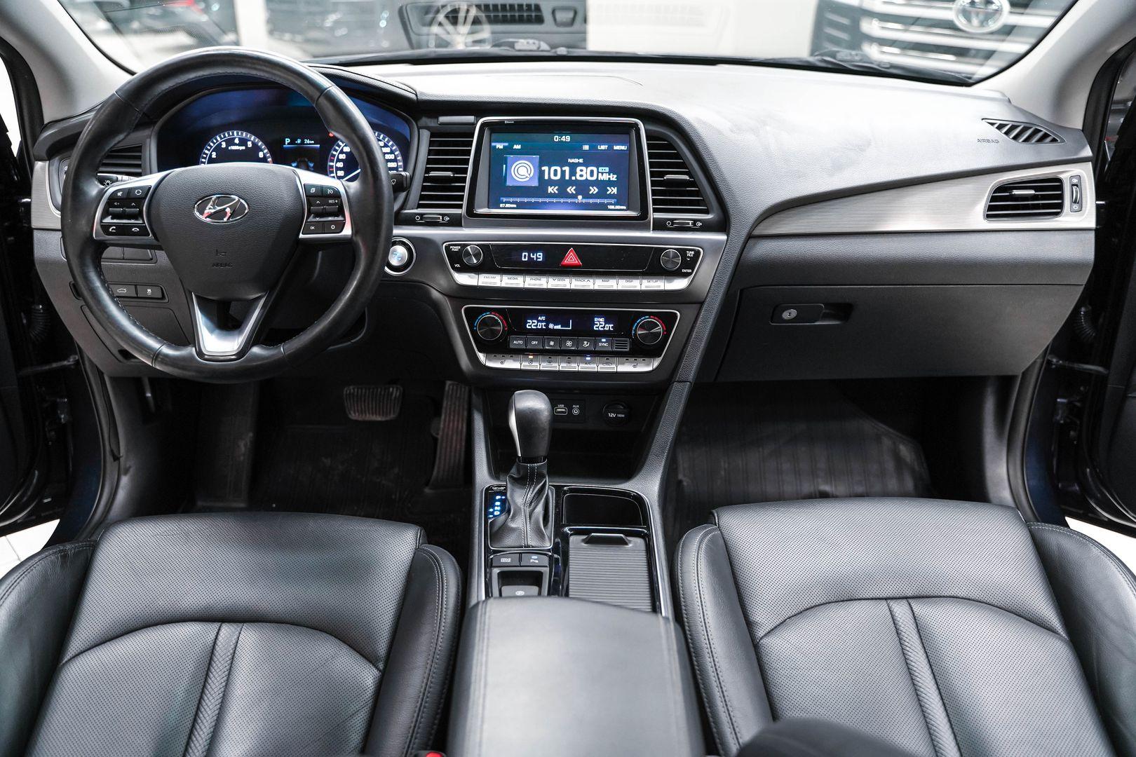 Hyundai Sonata 2018, синий, ДЦ Орехово
