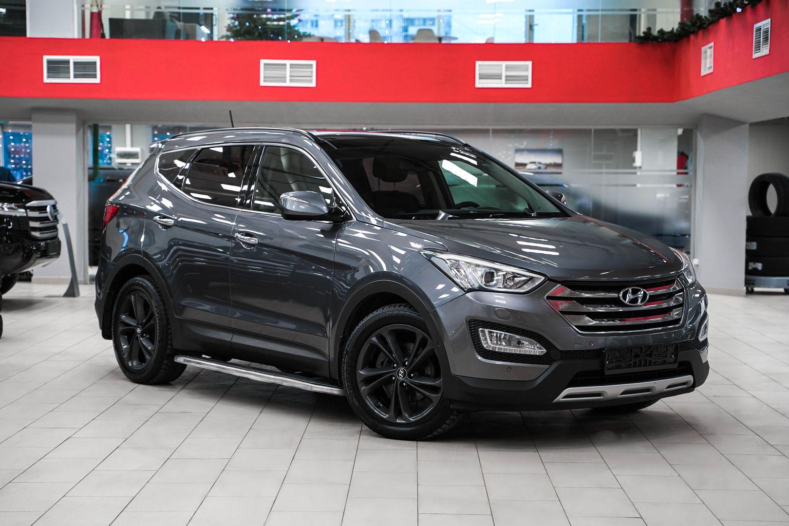 Hyundai Santa Fe 2014, серый, ДЦ Орехово