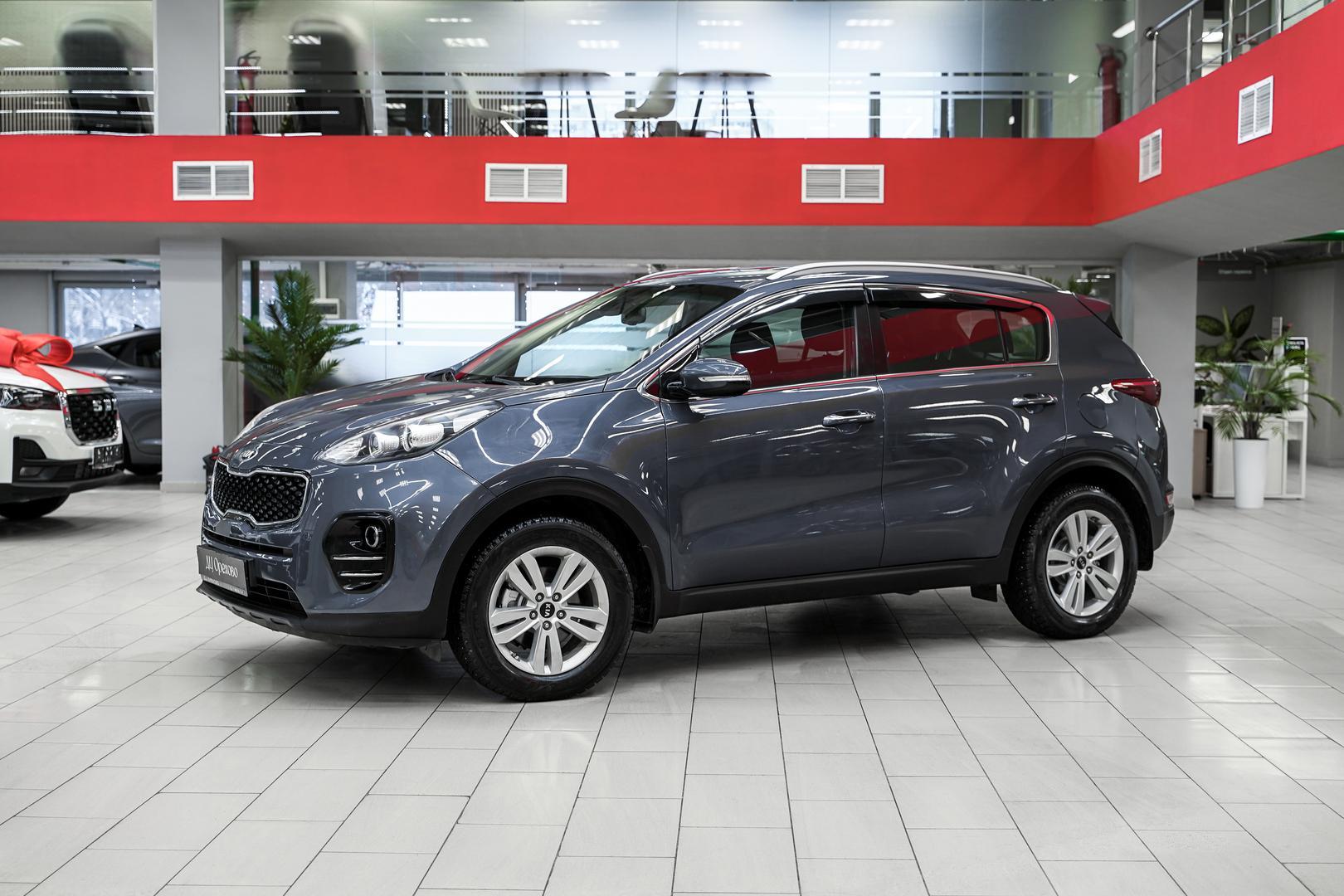 Kia Sportage 2016, синий, ДЦ Орехово