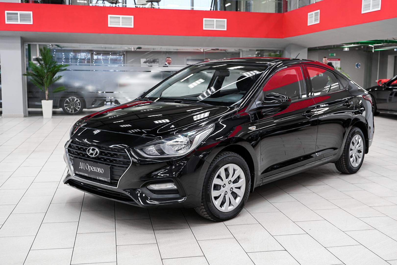 Hyundai Solaris 2019, черный, ДЦ Орехово