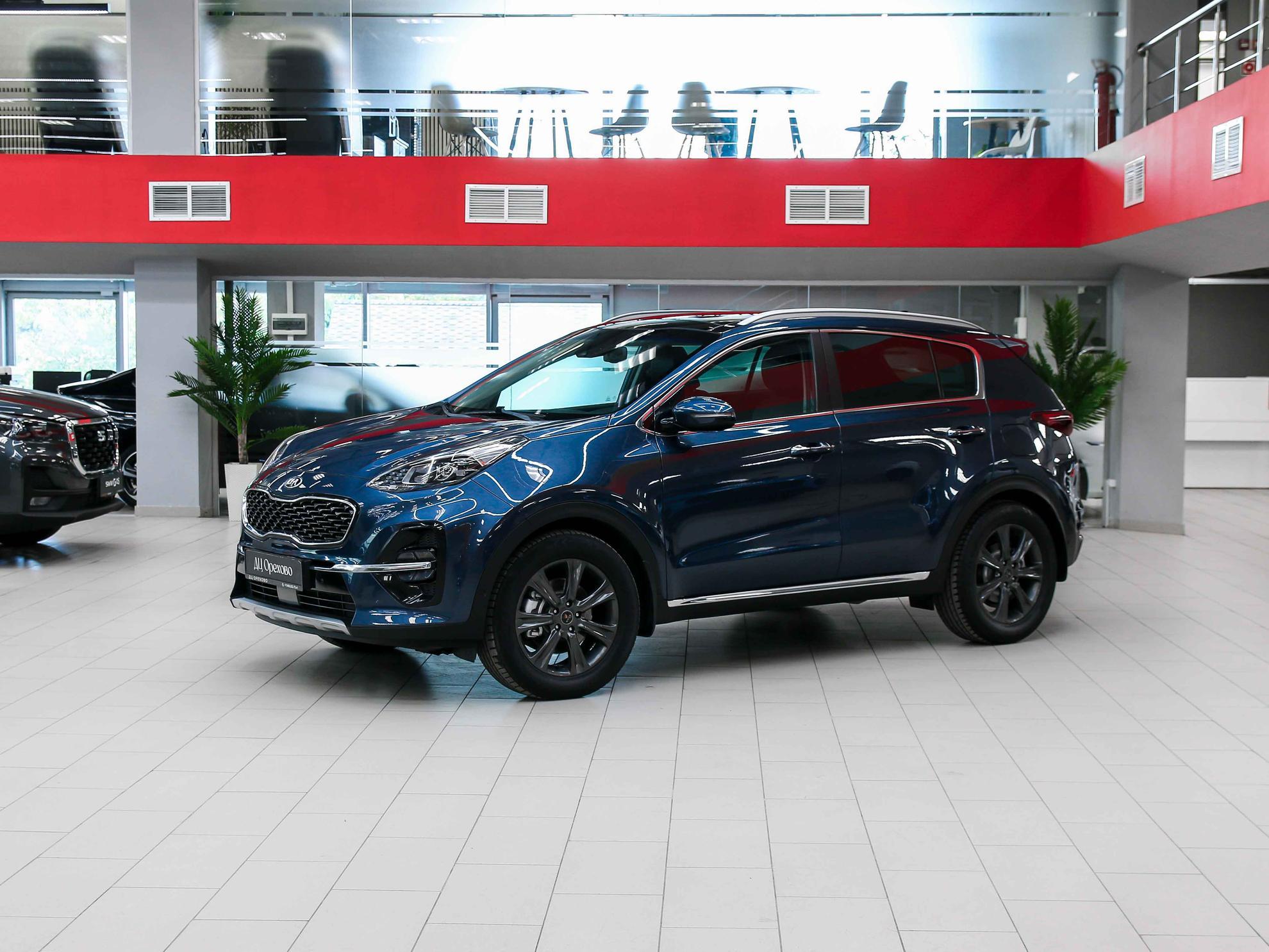 Kia Sportage 2019, синий, ДЦ Орехово