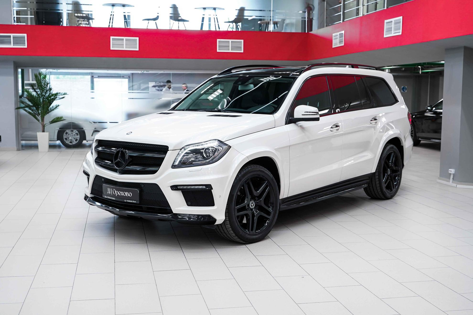 Mercedes-Benz GL-Класс 2015, белый, ДЦ Орехово