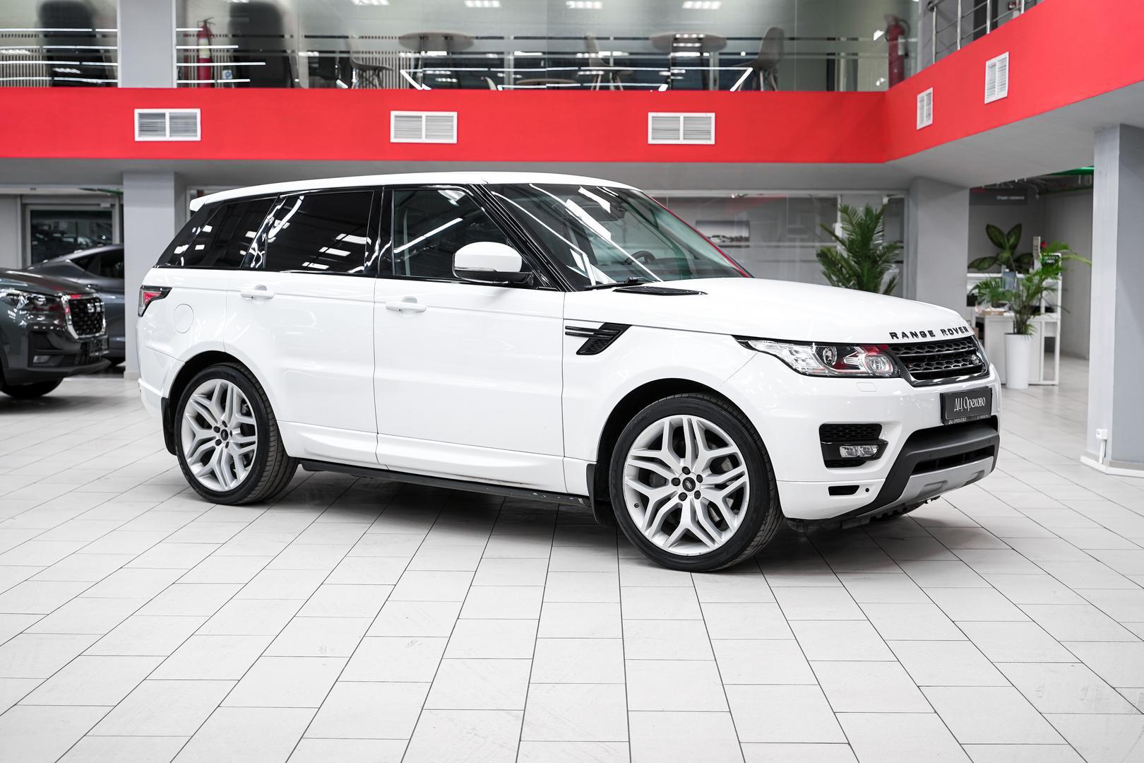 Land Rover Range Rover Sport 2014, белый, ДЦ Орехово