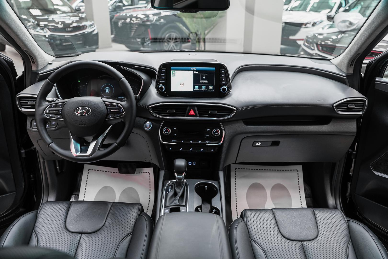 Hyundai Santa Fe 2018, черный, ДЦ Орехово