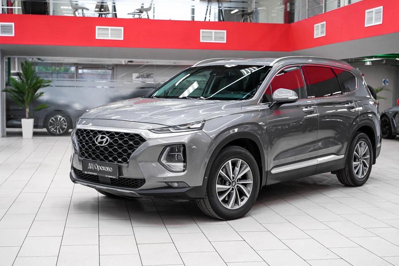 Hyundai Santa Fe 2019, серый, ДЦ Орехово