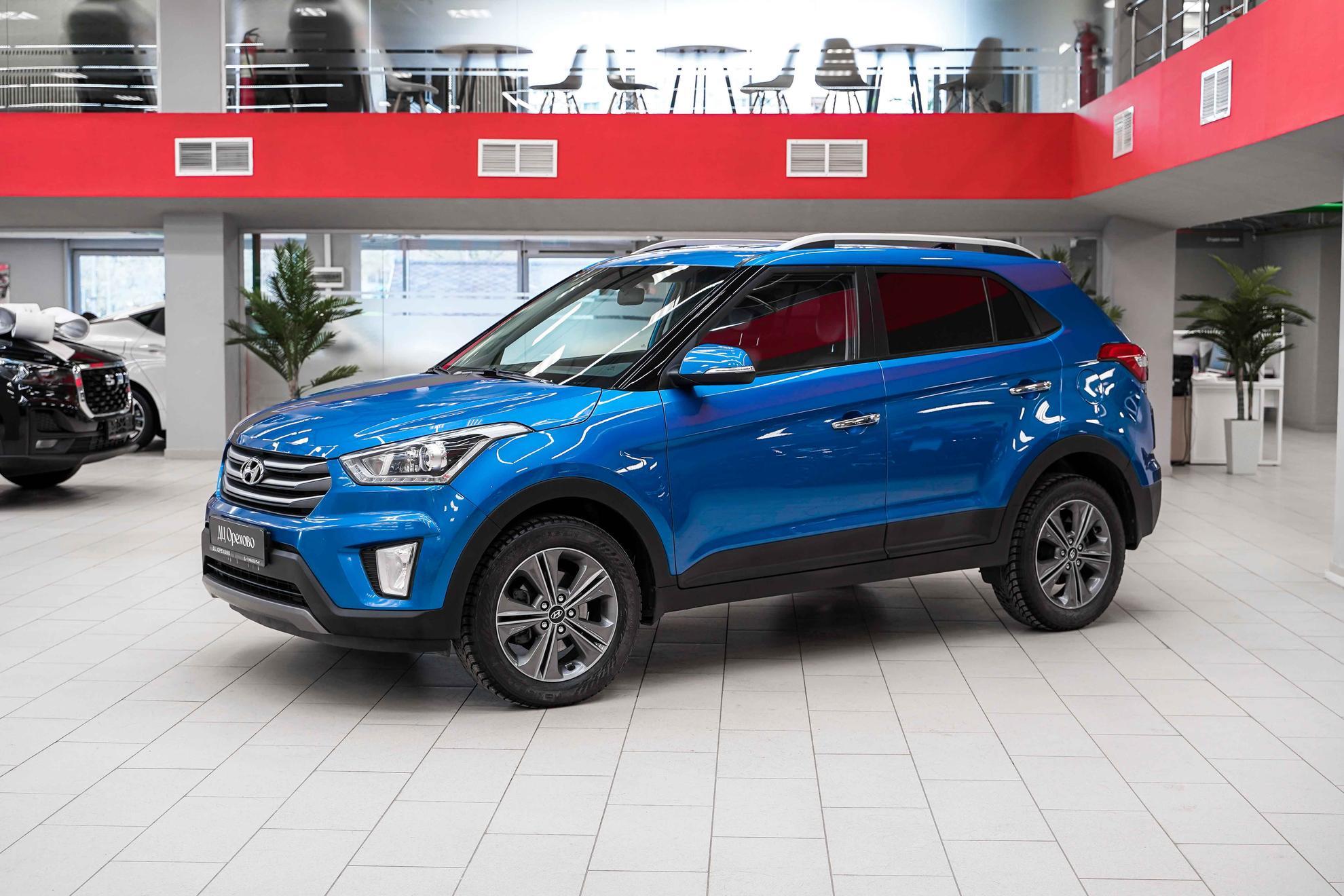 Hyundai Creta 2018, синий, ДЦ Орехово