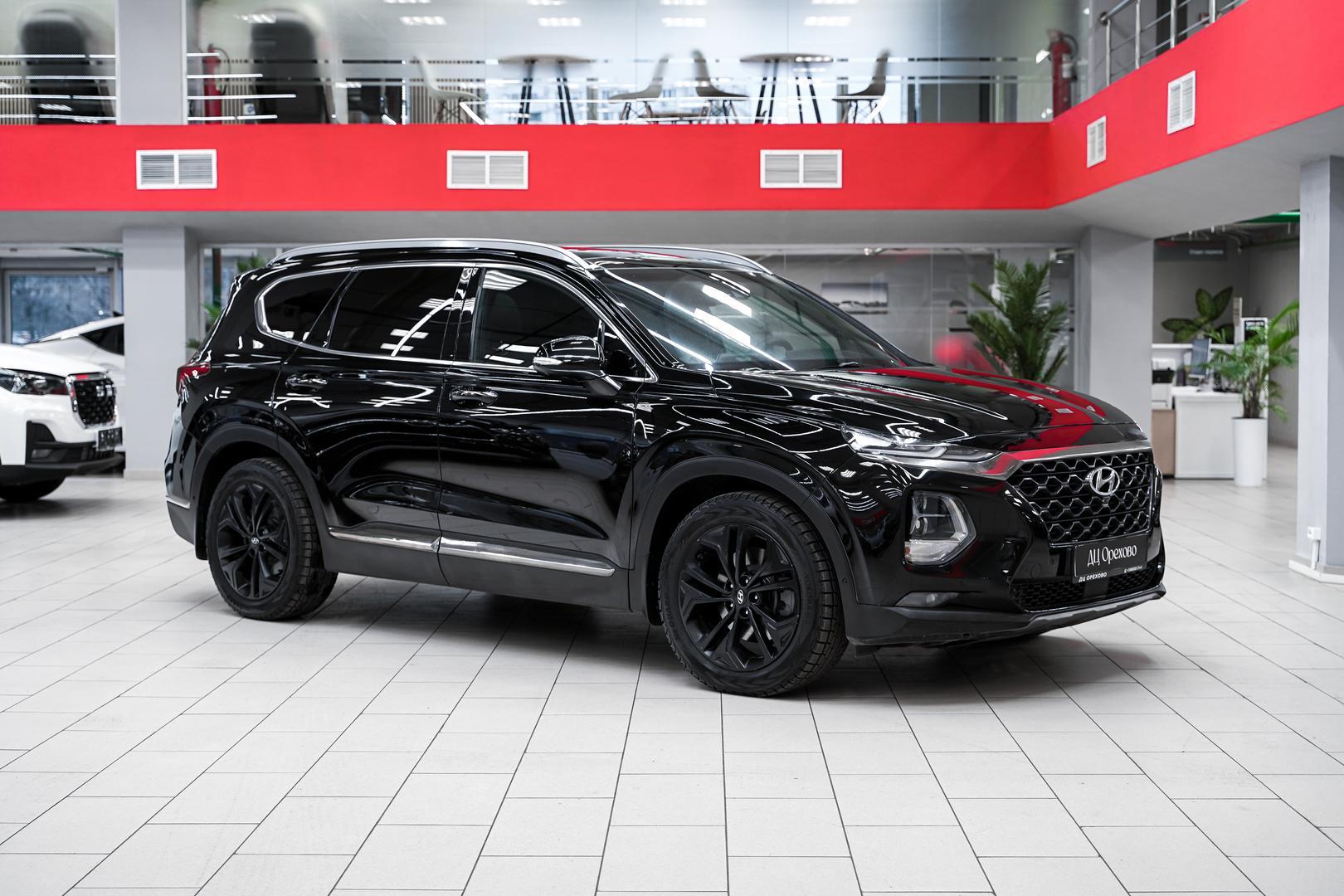 Hyundai Santa Fe 2019, черный, ДЦ Орехово
