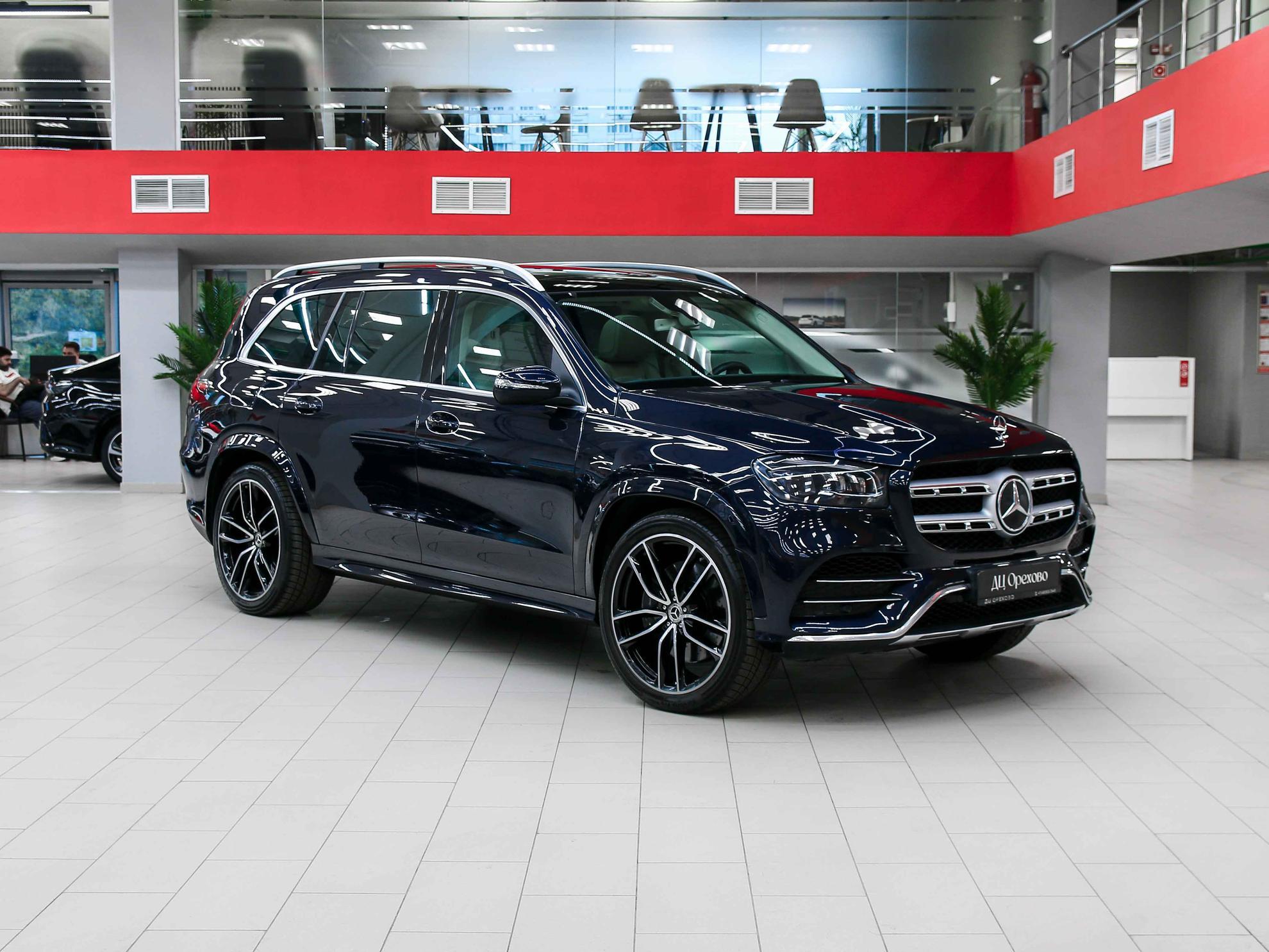 Mercedes-Benz GLS 2021, синий, ДЦ Орехово