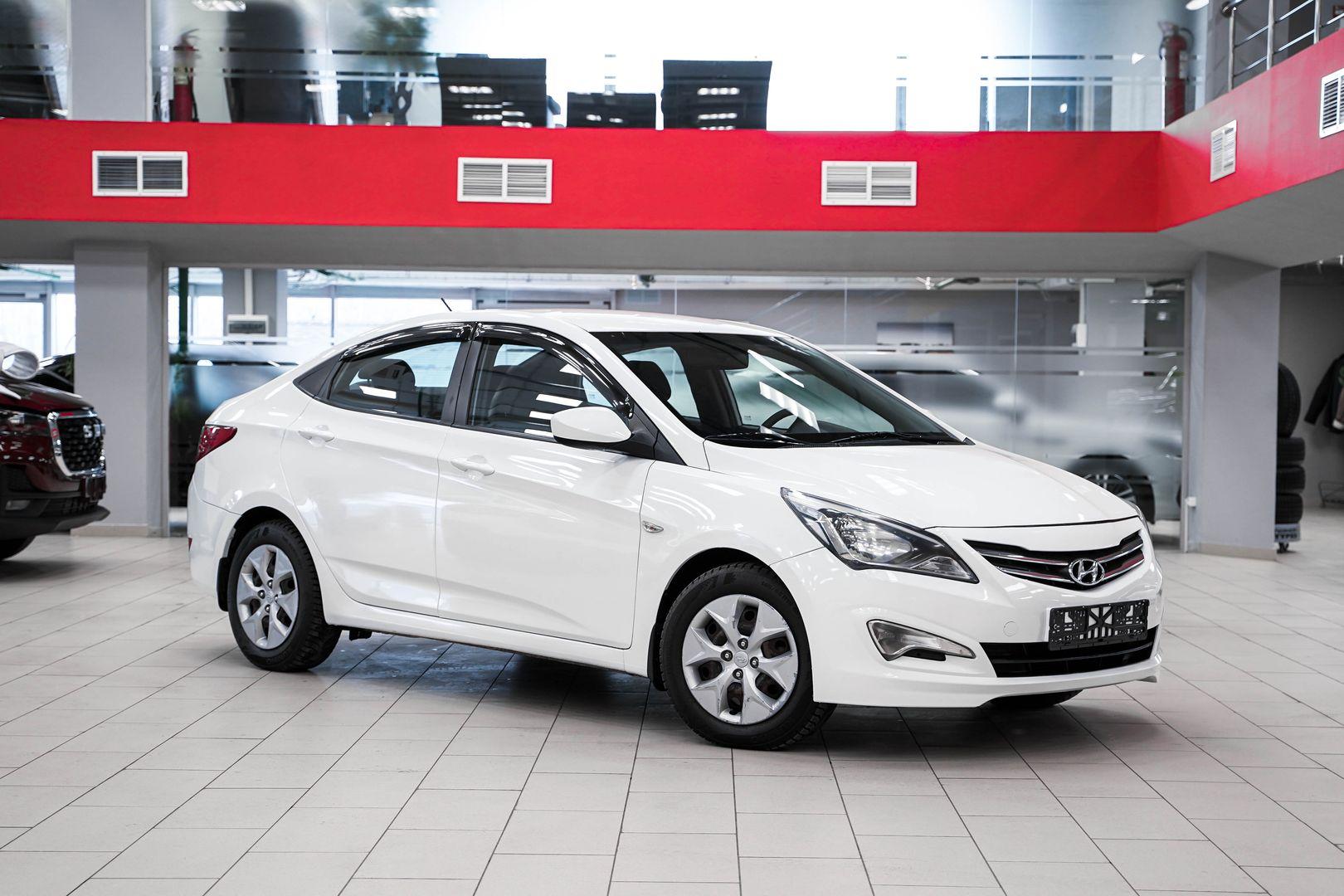 Hyundai Solaris 2014, белый, ДЦ Орехово