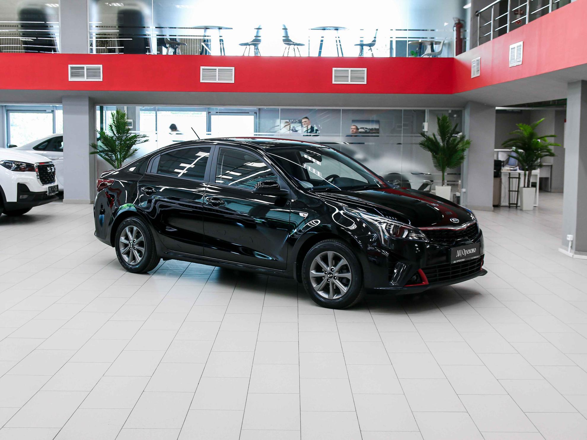 Kia Rio 2021, черный, ДЦ Орехово