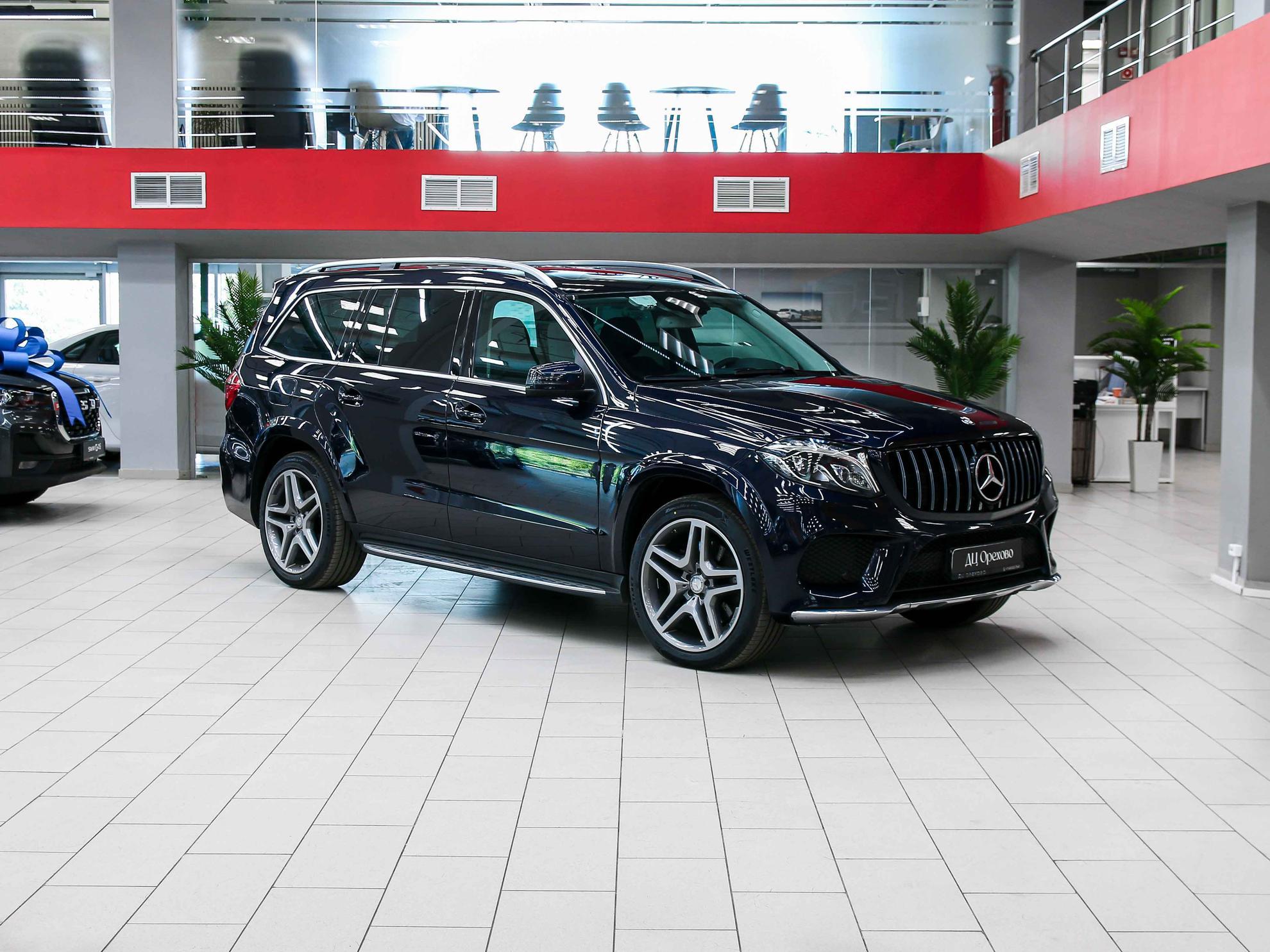 Mercedes-Benz GLS 2016, синий, ДЦ Орехово