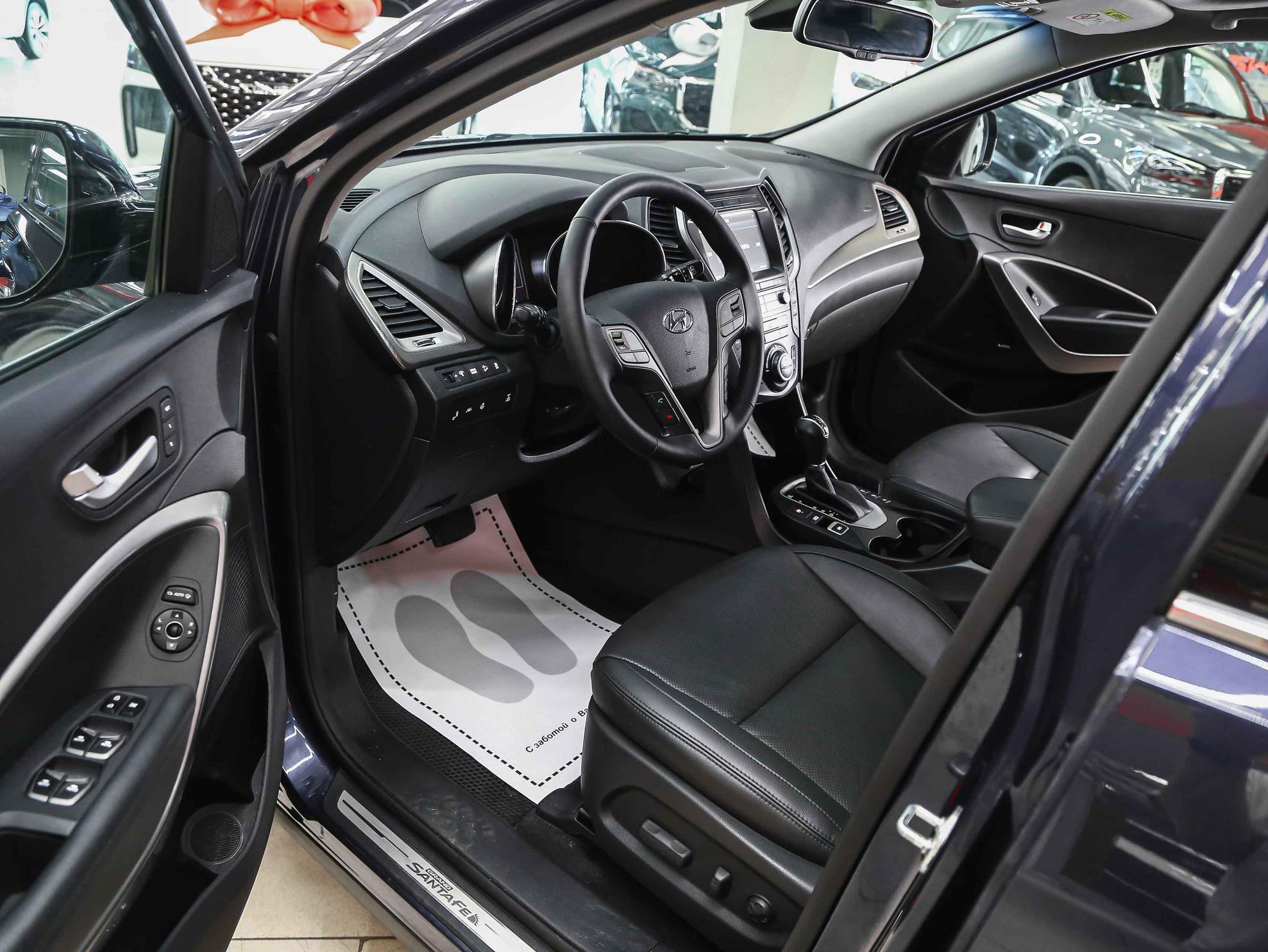 Hyundai Santa Fe 2017, синий, ДЦ Орехово