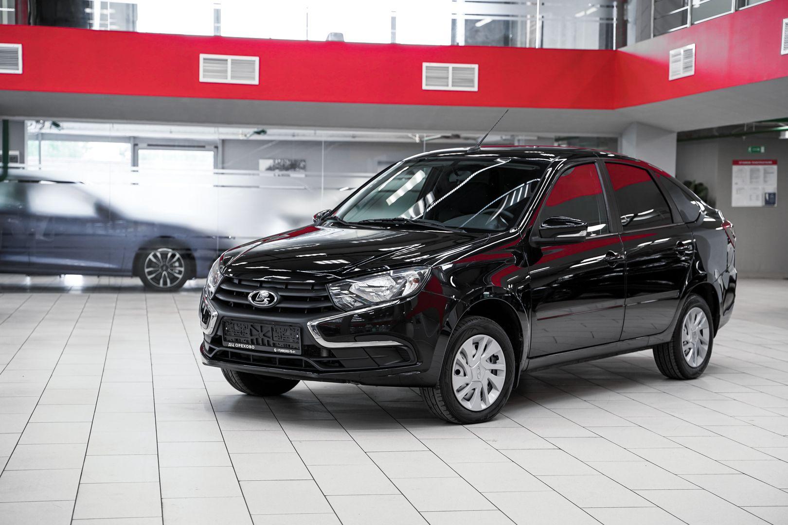 LADA (ВАЗ) Granta 2024, черный, ДЦ Орехово