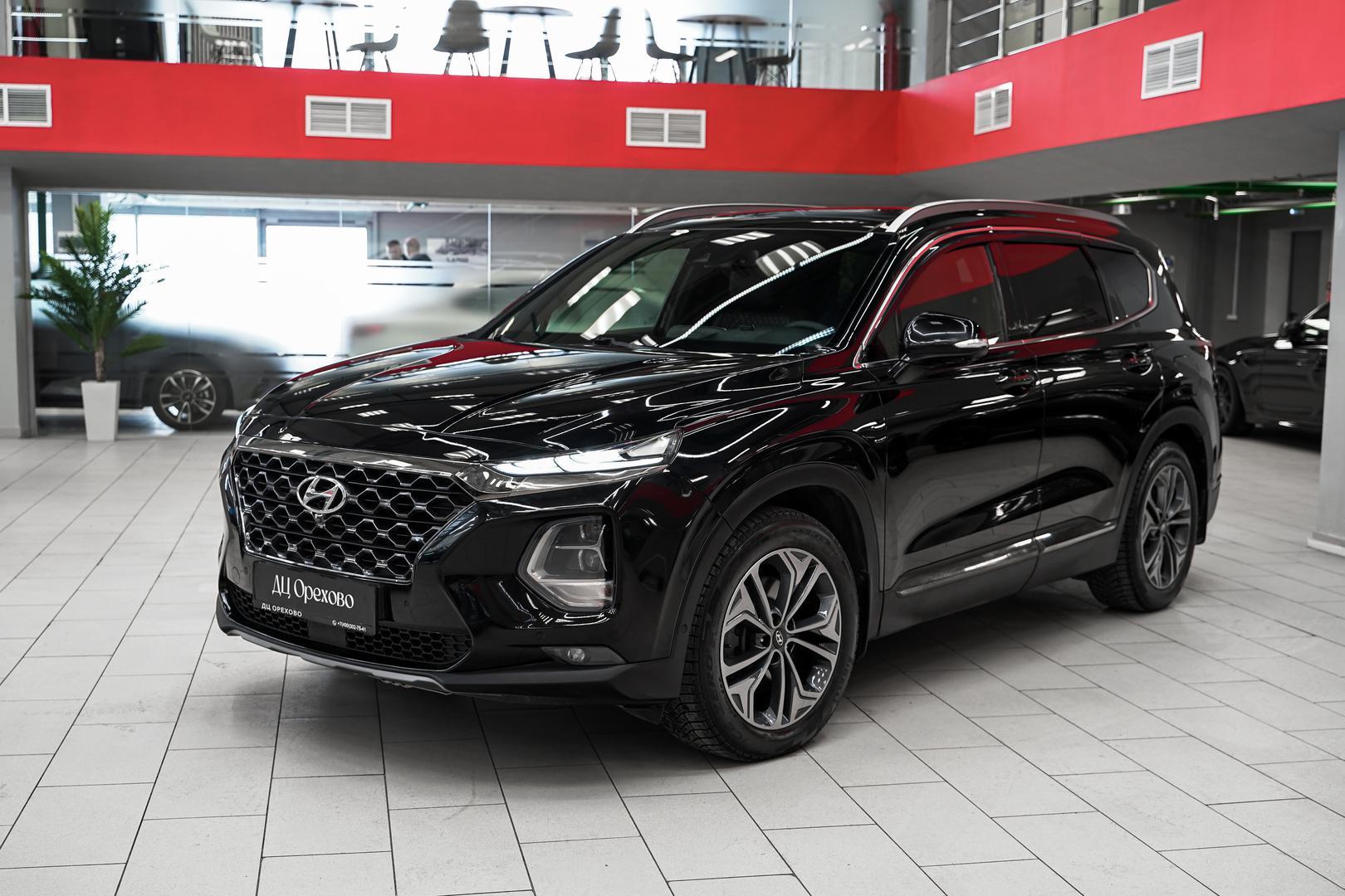 Hyundai Santa Fe 2019, черный, ДЦ Орехово