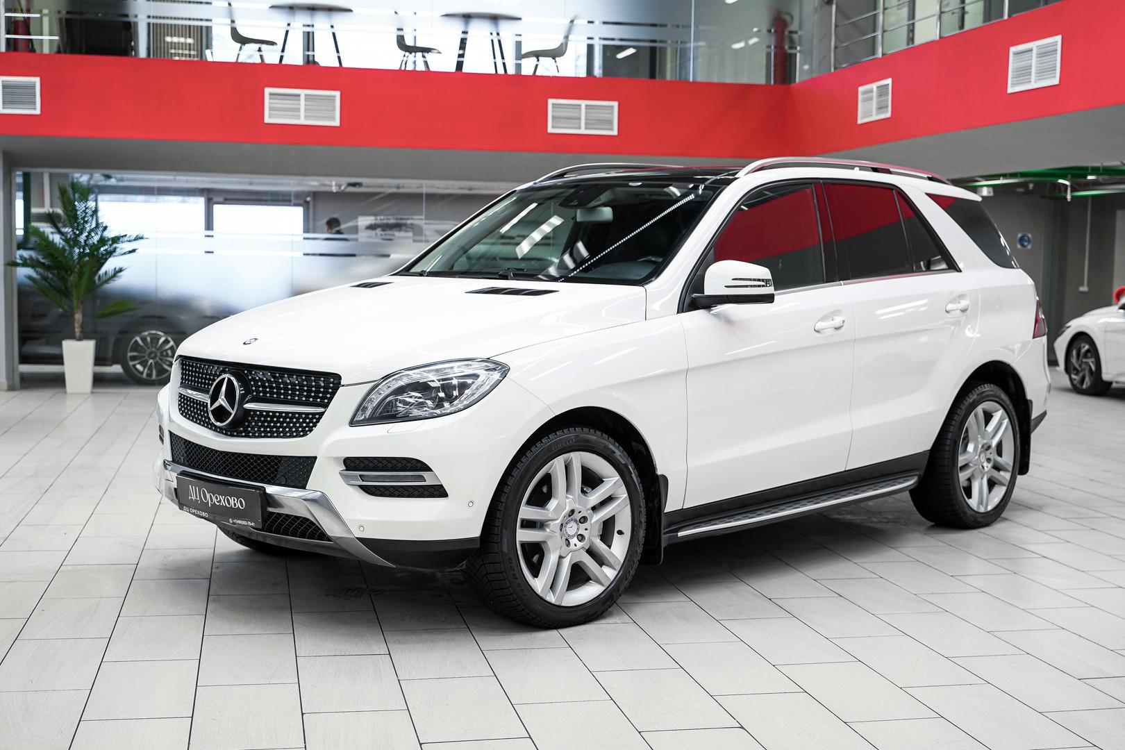 Mercedes-Benz M-Класс 2014, белый, ДЦ Орехово