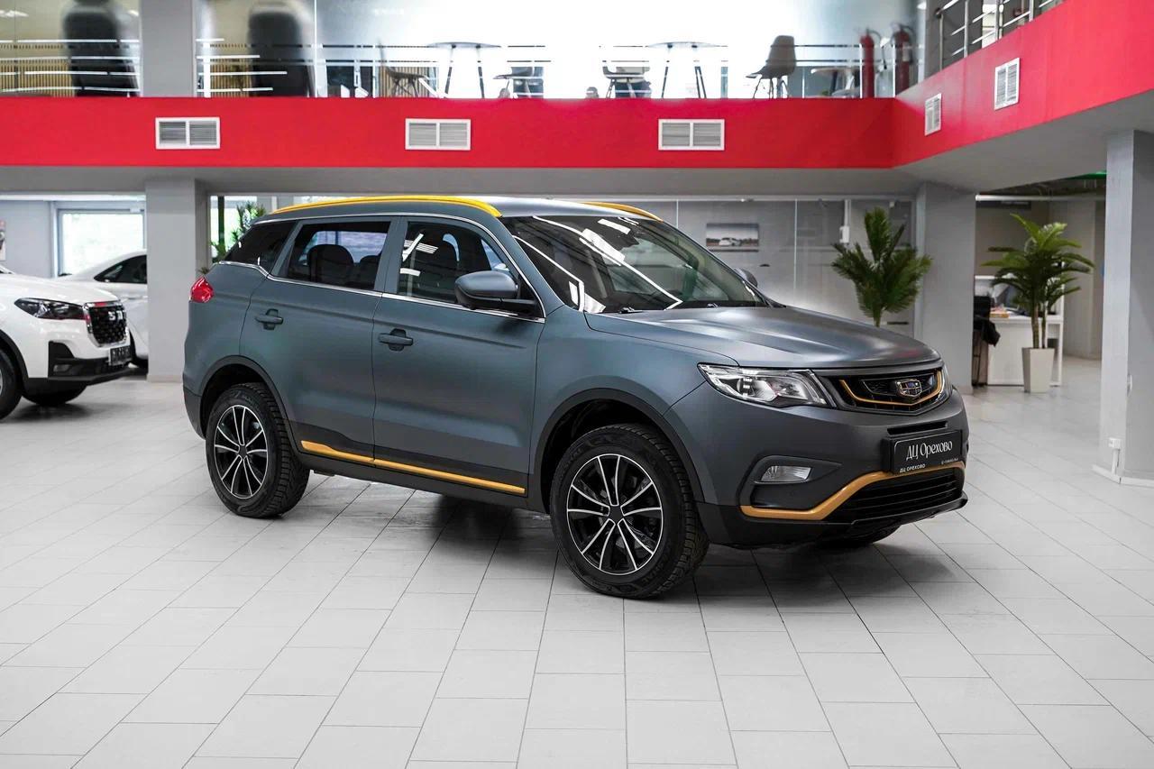 Geely Atlas 2019, серый, ДЦ Орехово