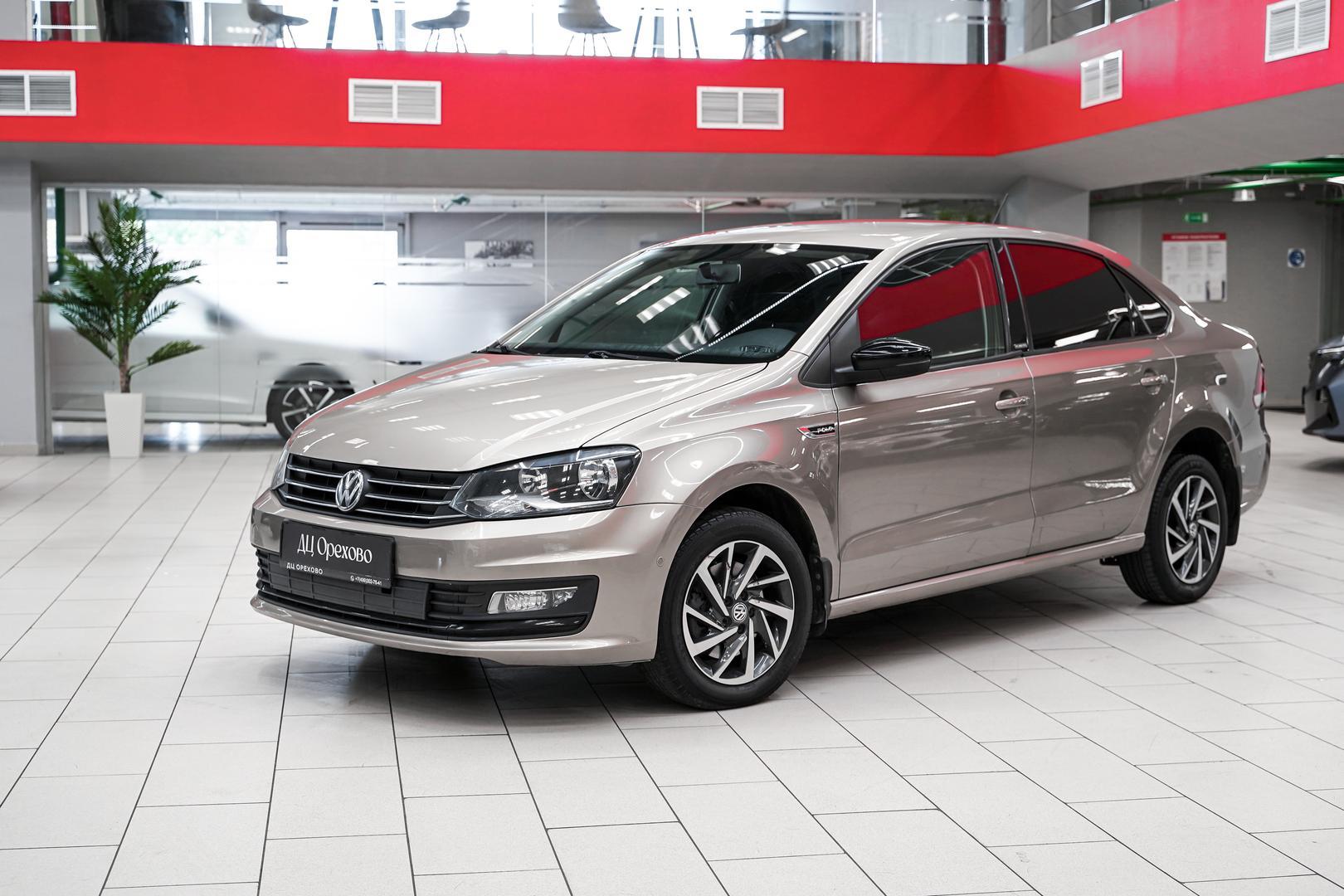 Volkswagen Polo 2017, бежевый, ДЦ Орехово