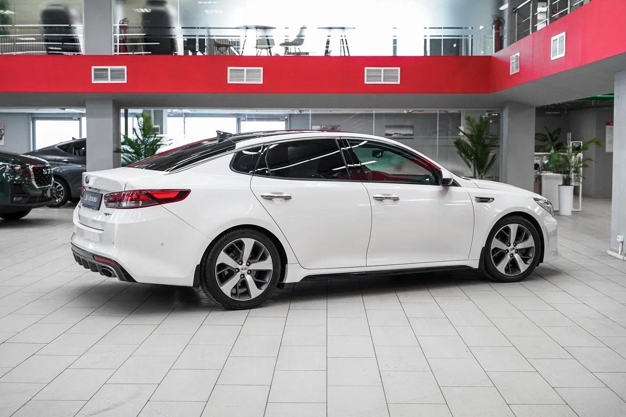 Kia Optima 2016, белый, ДЦ Орехово