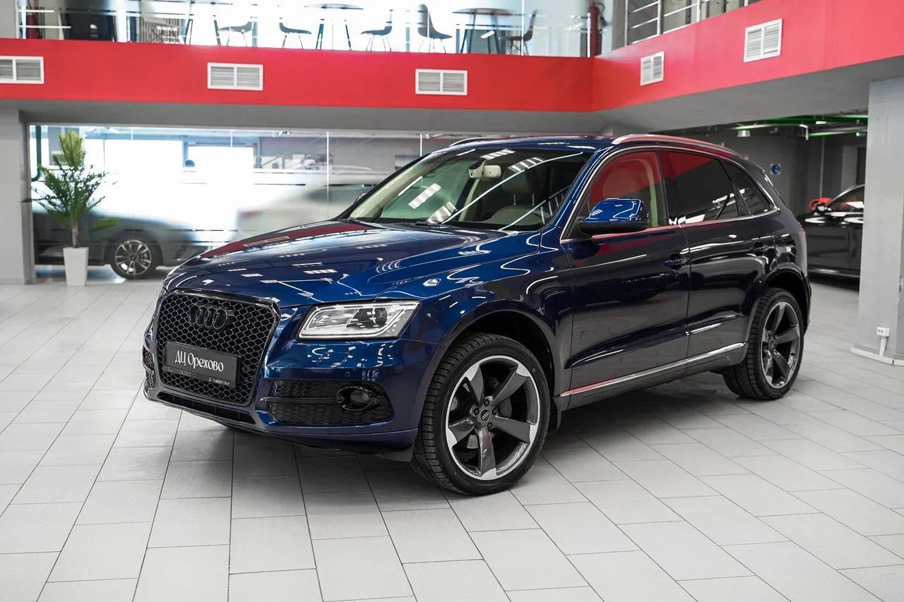 Audi Q5 2014, синий, ДЦ Орехово
