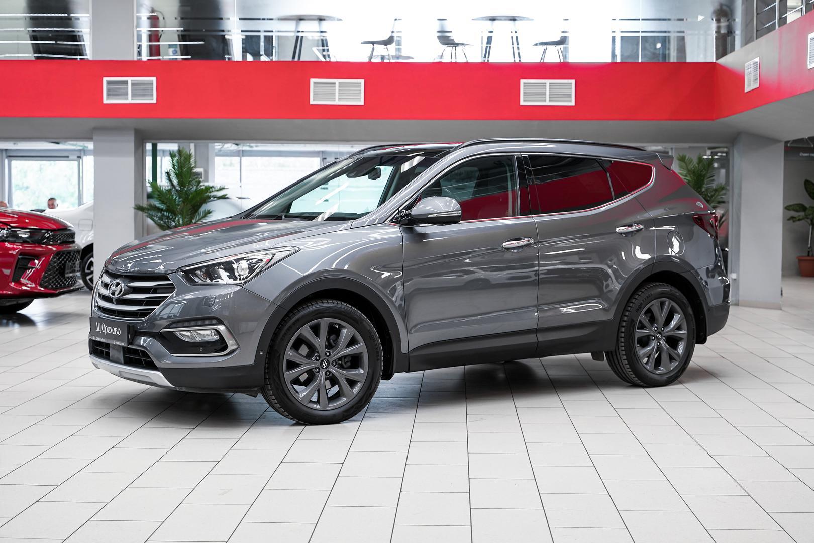 Hyundai Santa Fe 2017, серый, ДЦ Орехово