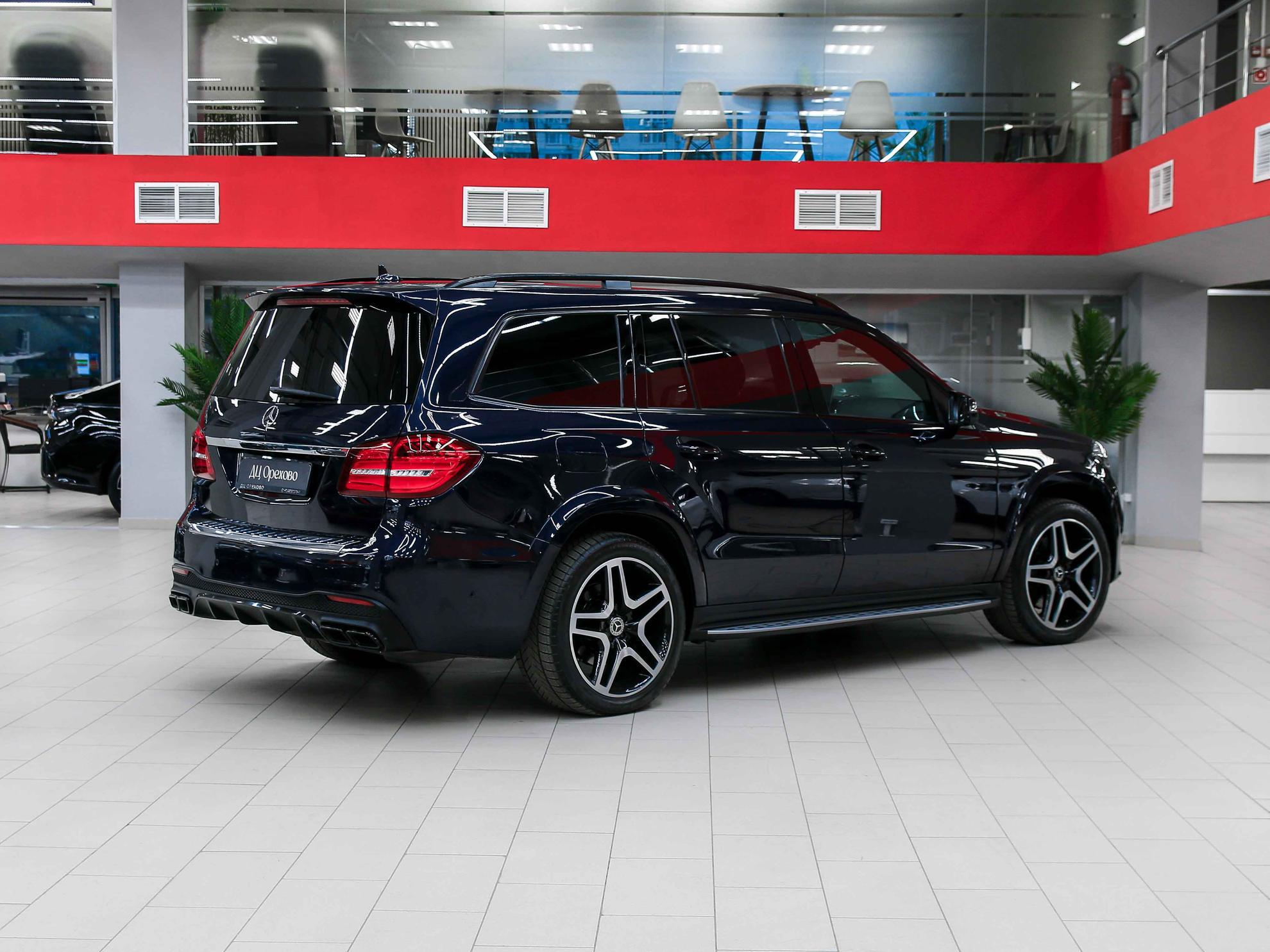 Mercedes-Benz GLS 2017, синий, ДЦ Орехово