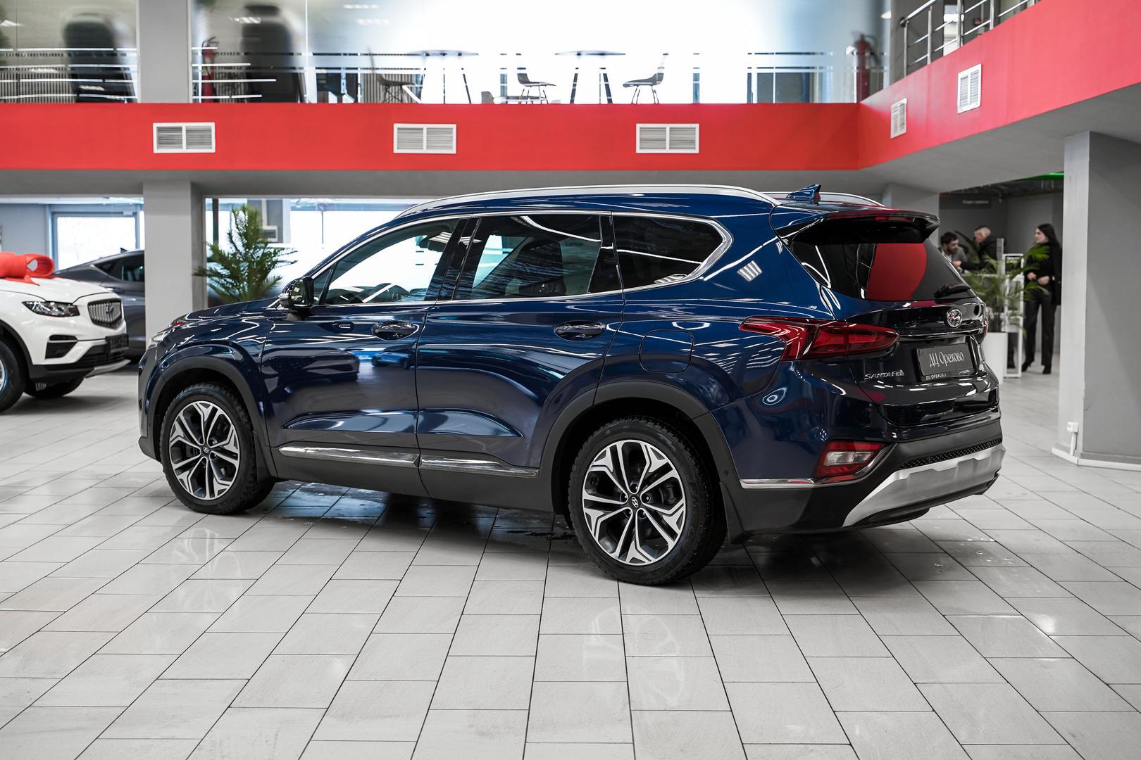 Hyundai Santa Fe 2019, синий, ДЦ Орехово