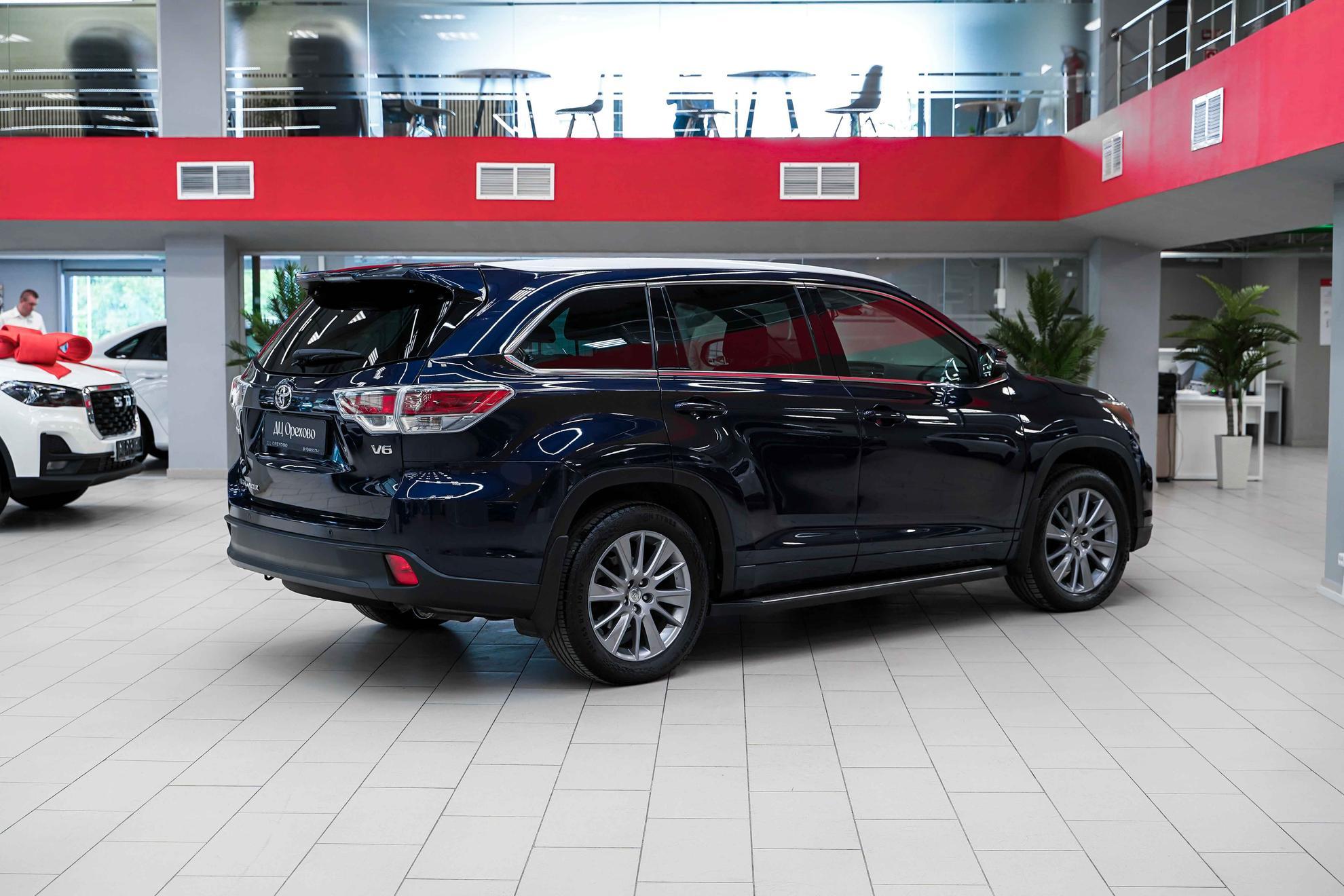Toyota Highlander 2014, синий, ДЦ Орехово