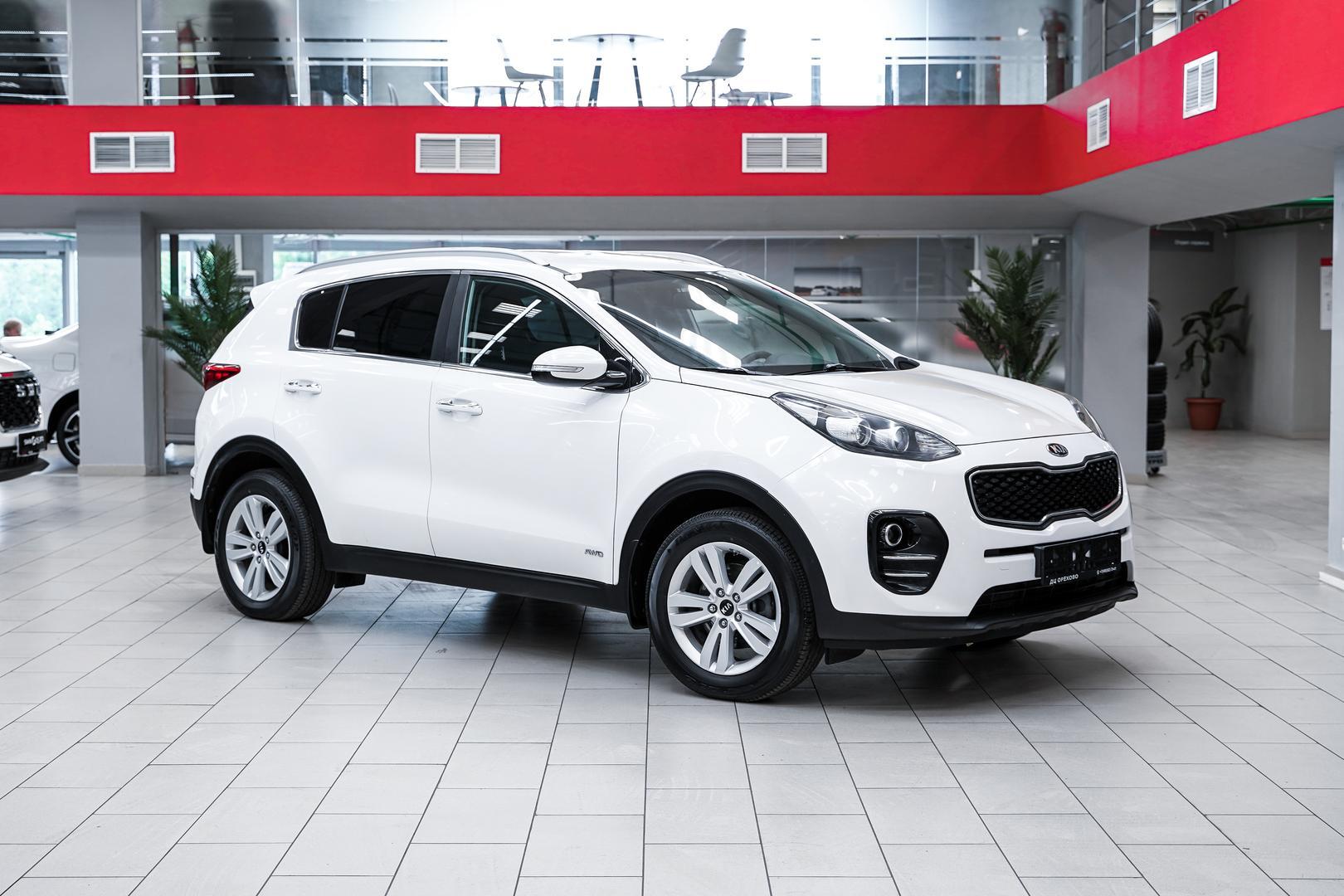 Kia Sportage 2016, белый, ДЦ Орехово