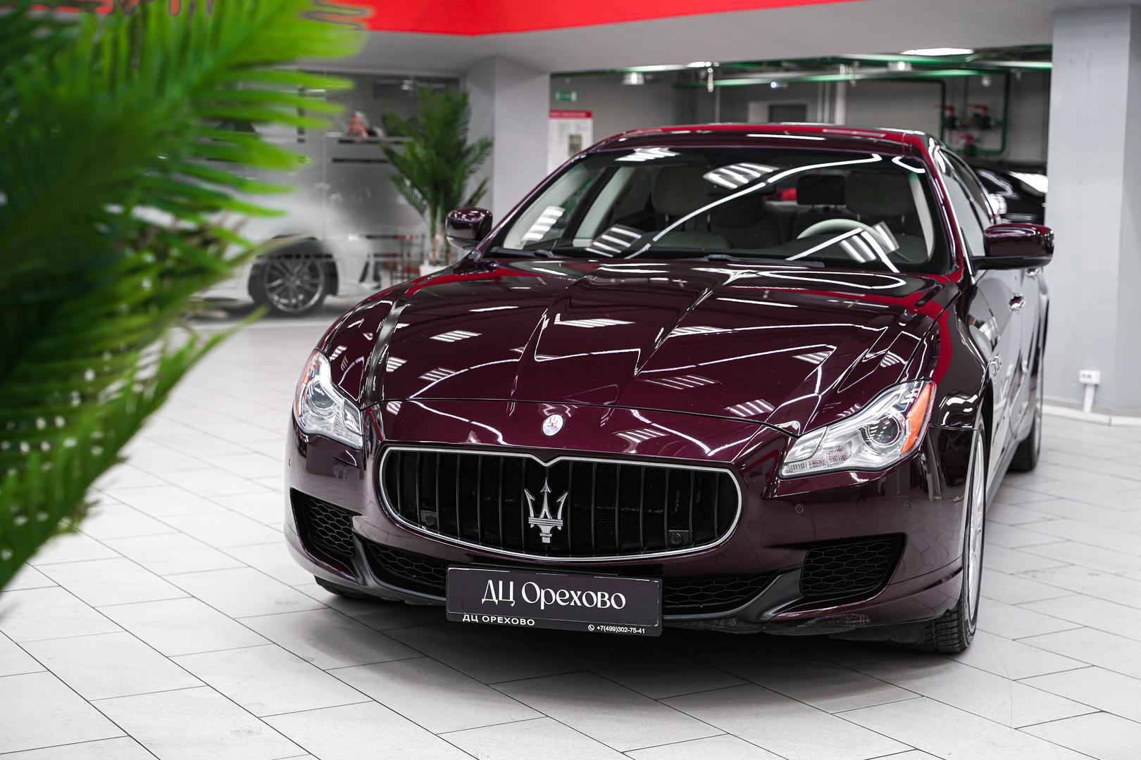 Maserati Quattroporte 2015, пурпурный, ДЦ Орехово
