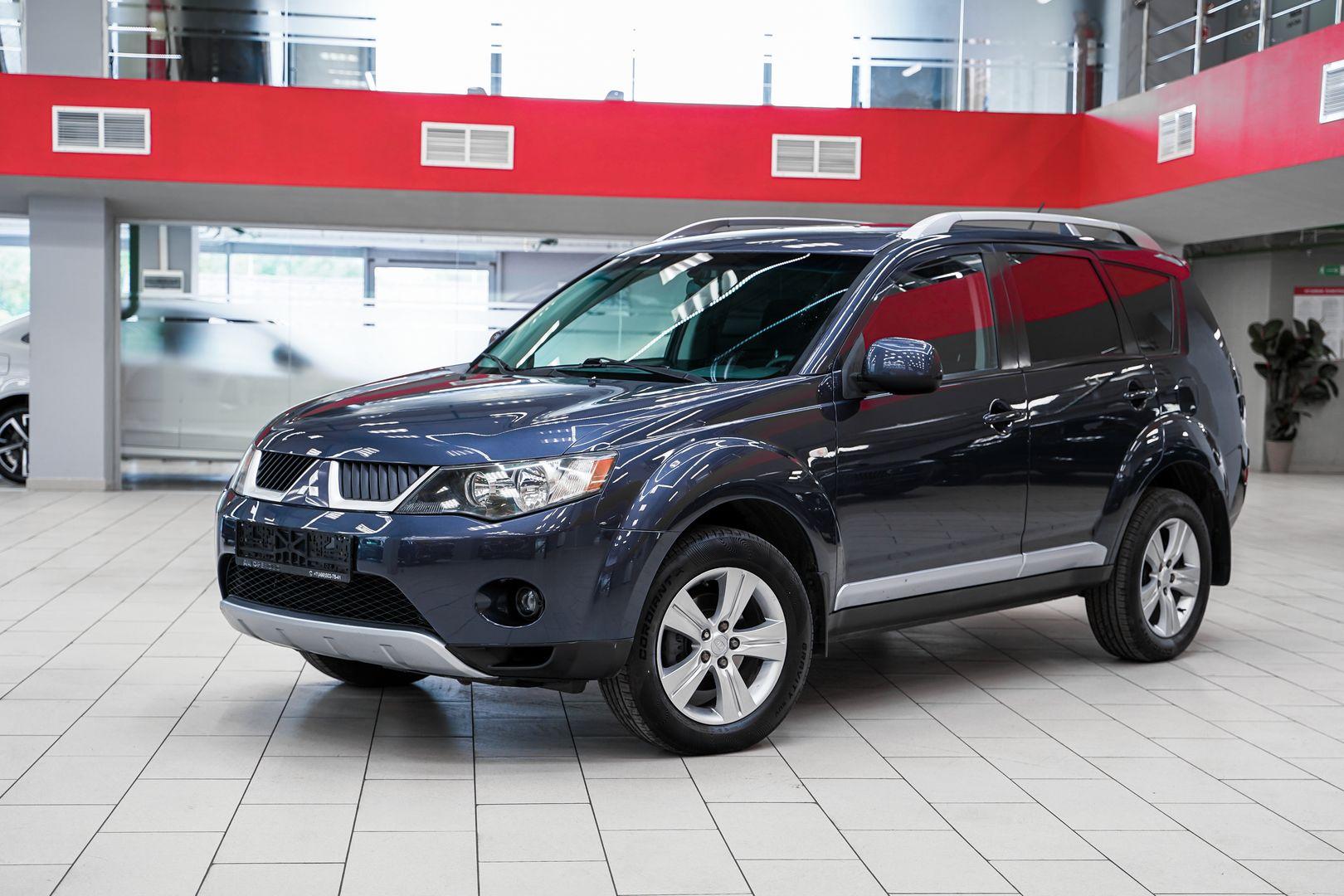 Mitsubishi Outlander 2008, синий, ДЦ Орехово