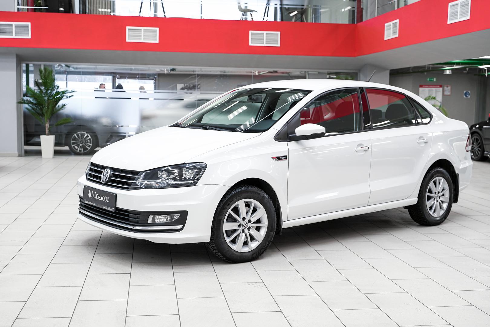 Volkswagen Polo 2018, белый, ДЦ Орехово