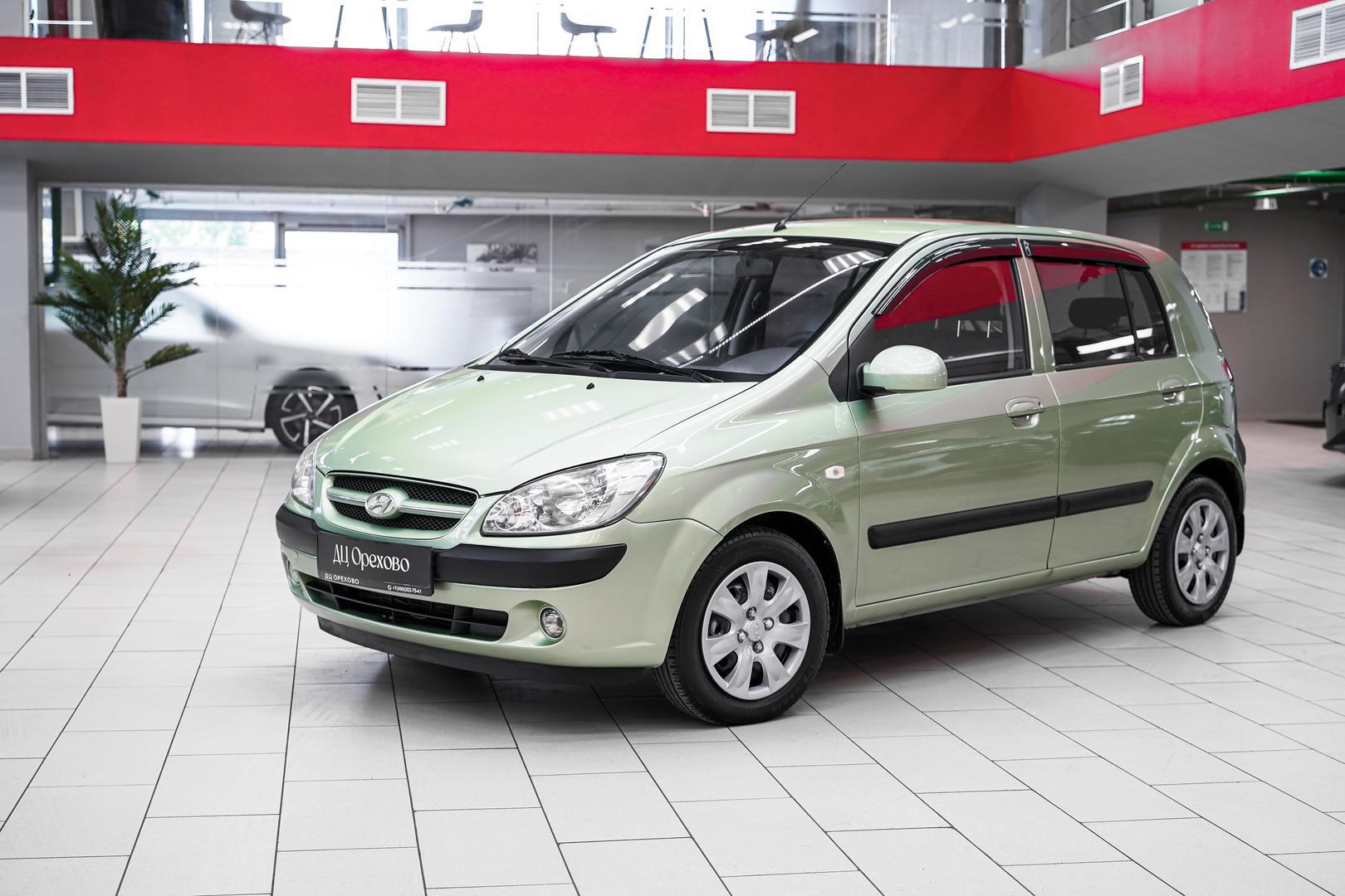 Hyundai Getz 2008, зеленый, ДЦ Орехово