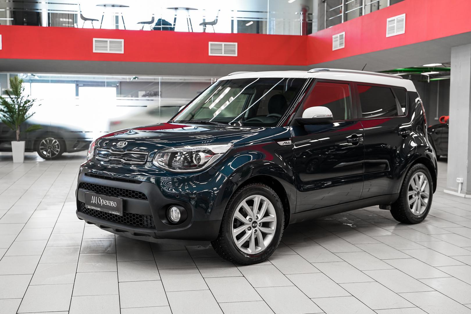 Kia Soul 2018, голубой, ДЦ Орехово